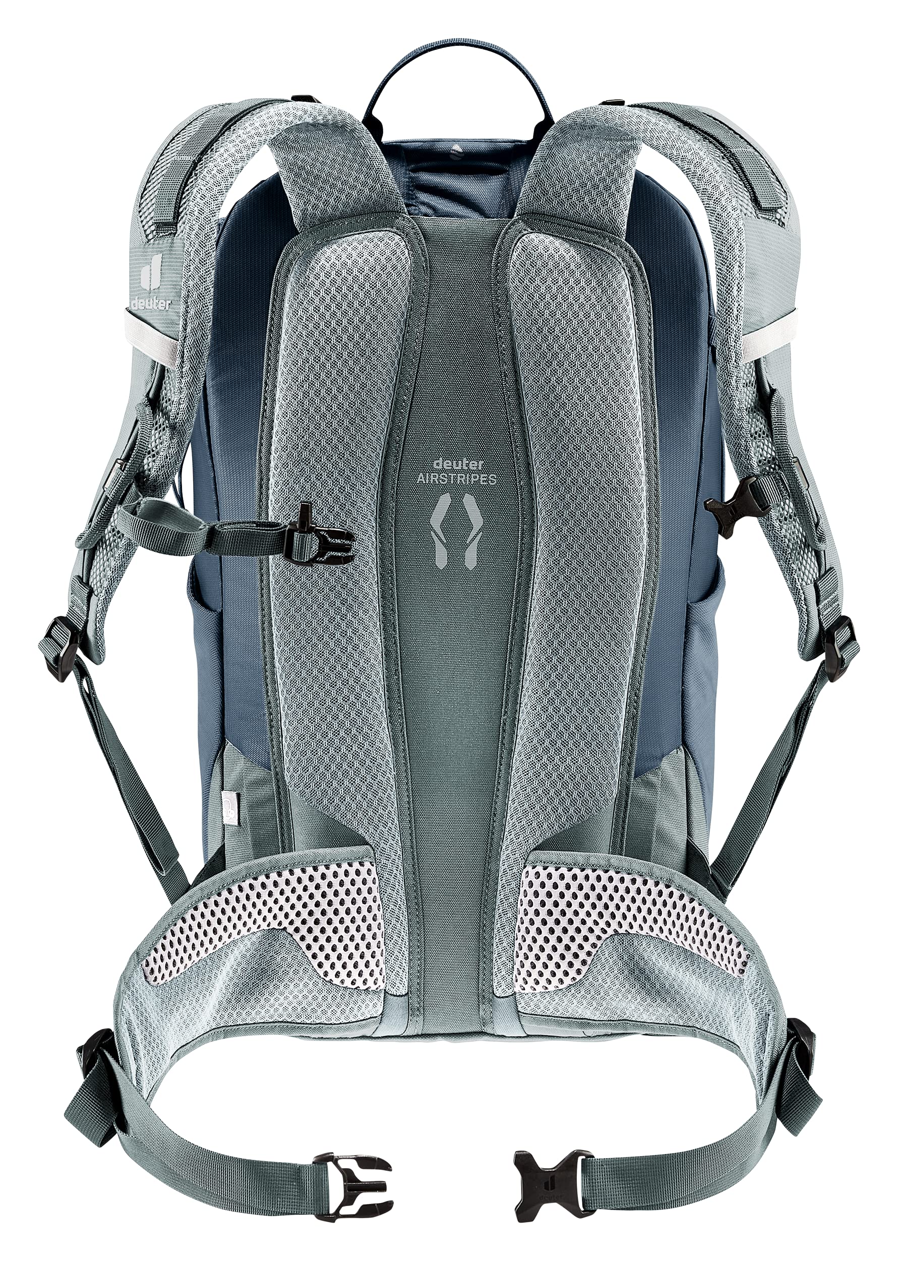 deuter-trail-wanderrucksack-schwarz-bel-ftet-mit-regenh-lle image 4
