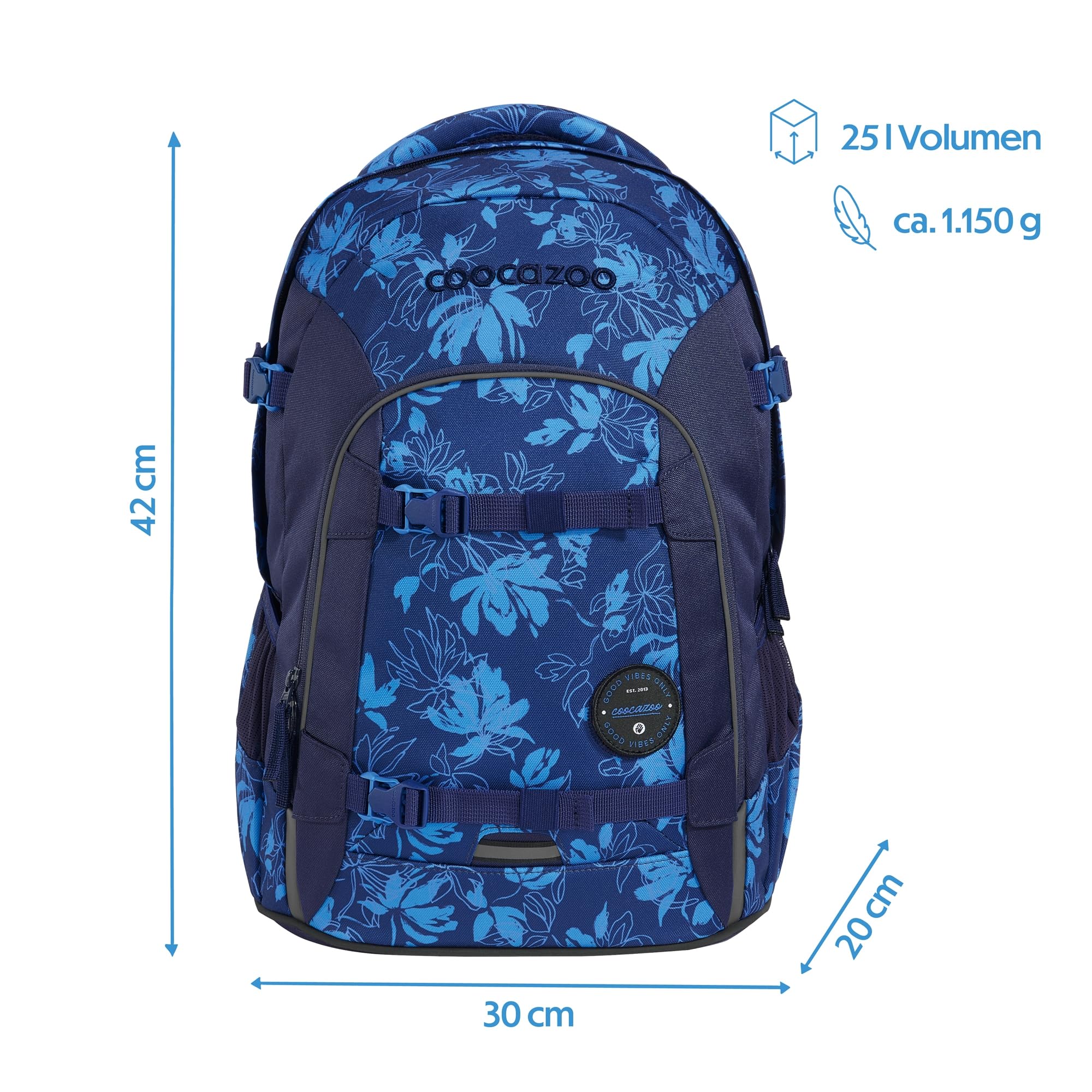 coocazoo-joker-schulrucksack-tropical-night-blau-25l-ergonomisch image 3