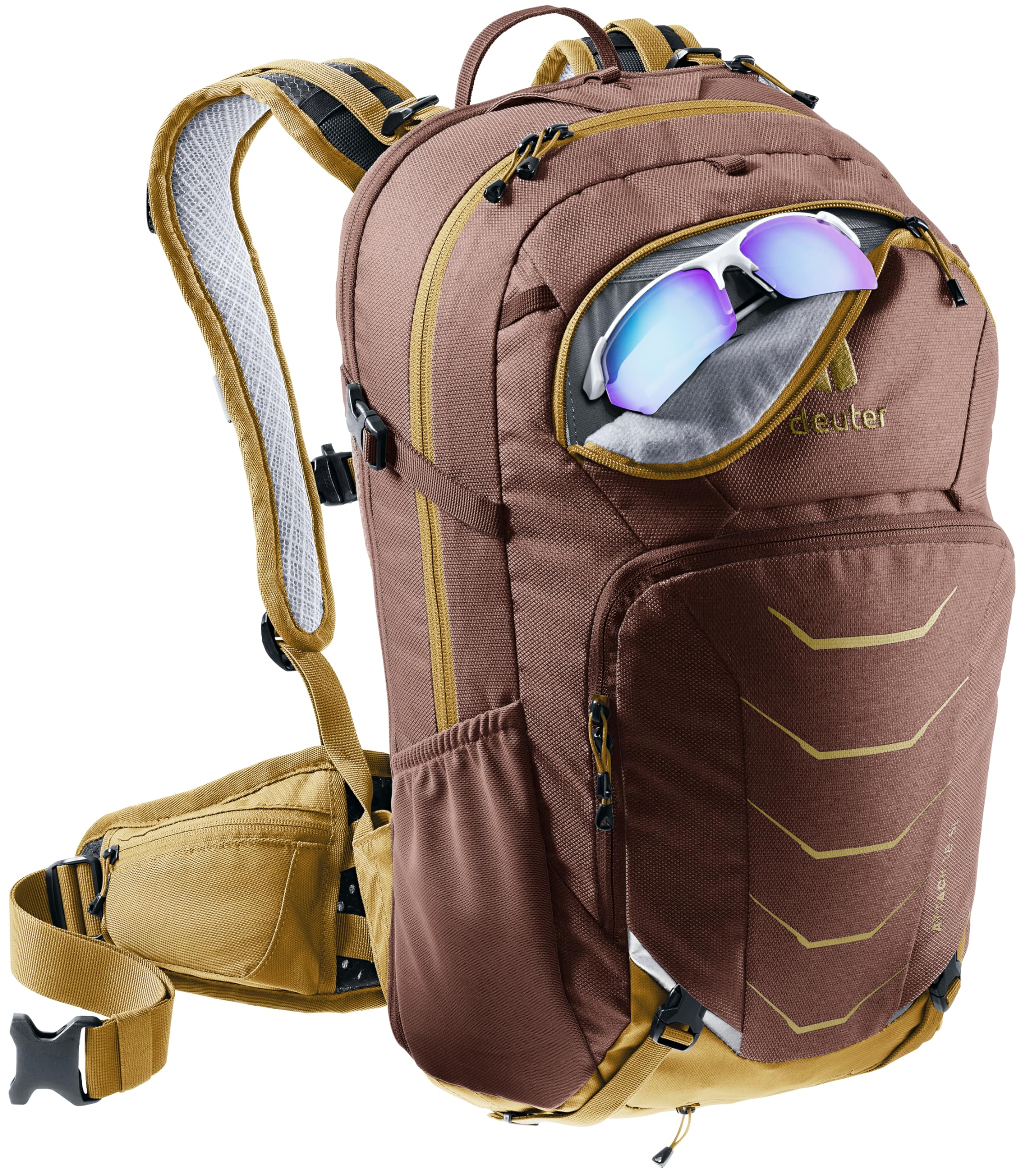 deuter-attack-18-sl-fahrradrucksack-raisin-almond-protektor image 2