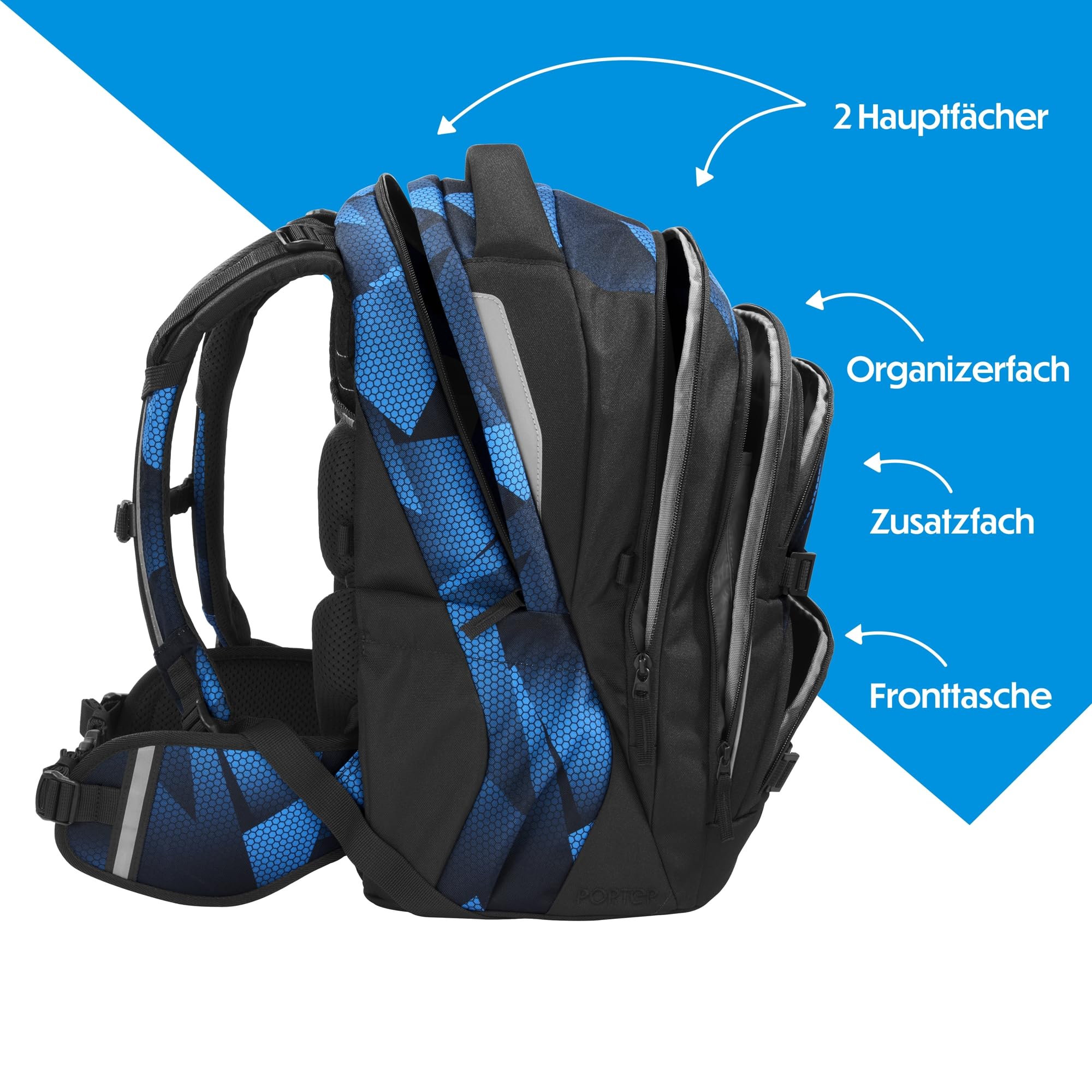 coocazoo-porter-schulrucksack-electric-ice-ergonomisch image 3