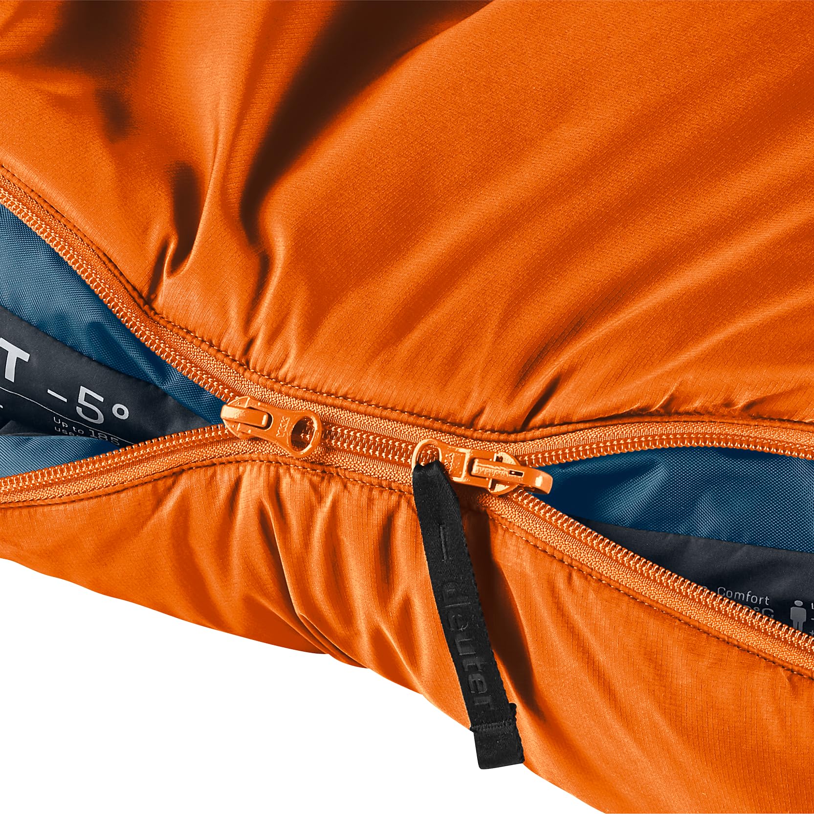 deuter-orbit-5-el-kunstfaserschlafsack-chestnut-ink image 5