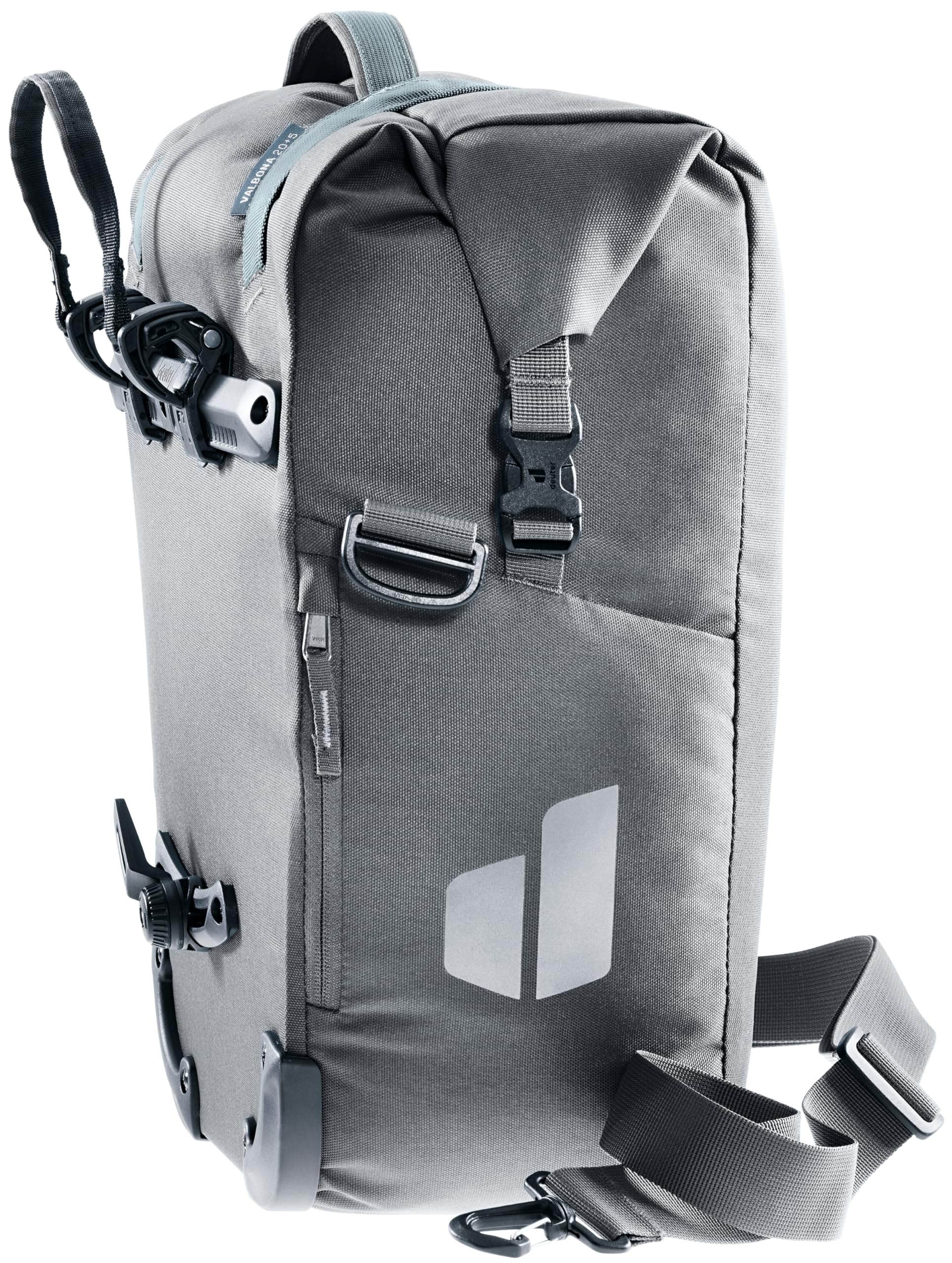 deuter-valbona-20-5-fahrradtasche-graphite-mit-roll-top image 3