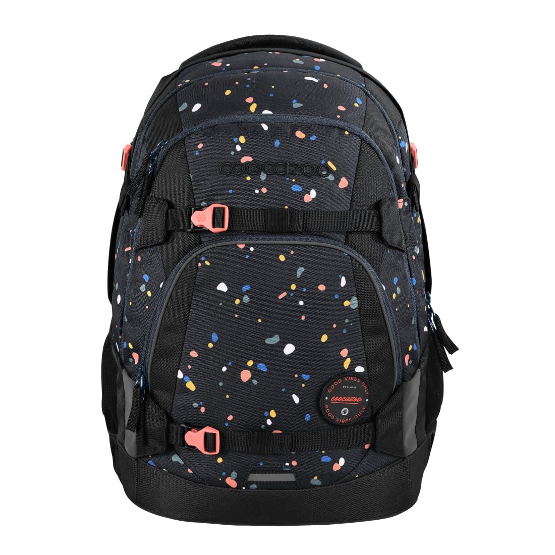 coocazoo-mate-sprinkled-candy-schulrucksack-set-schwarz-2-tlg image 2