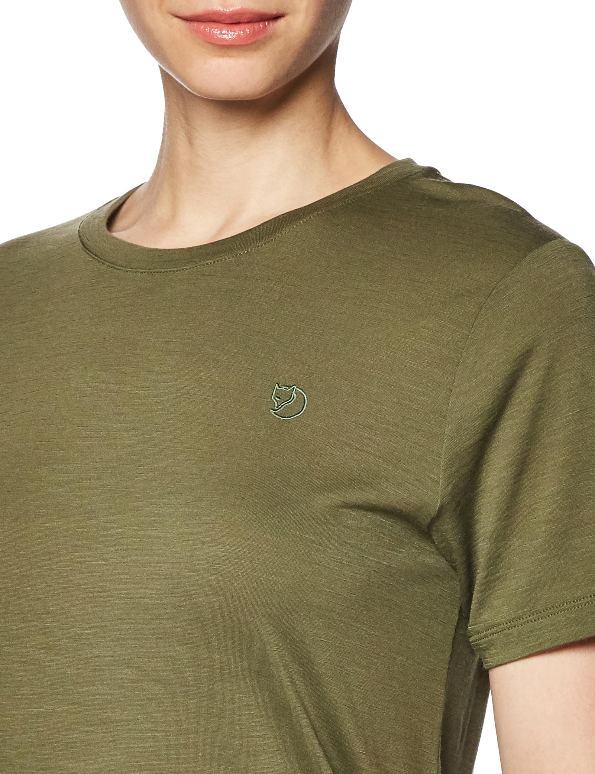 fj-llr-ven-abisko-wool-ss-t-shirt-damen-laurel-green-merino image 3