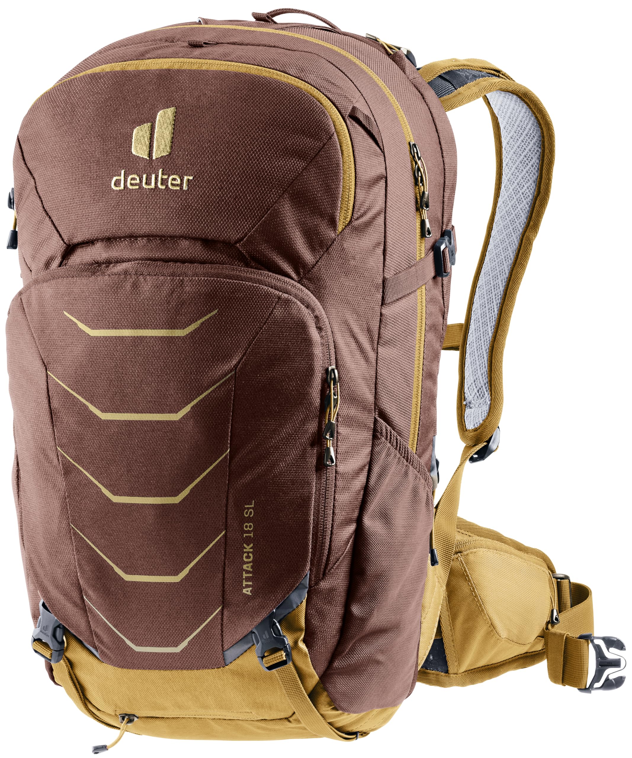 deuter-attack-18-sl-fahrradrucksack-raisin-almond-protektor image 1