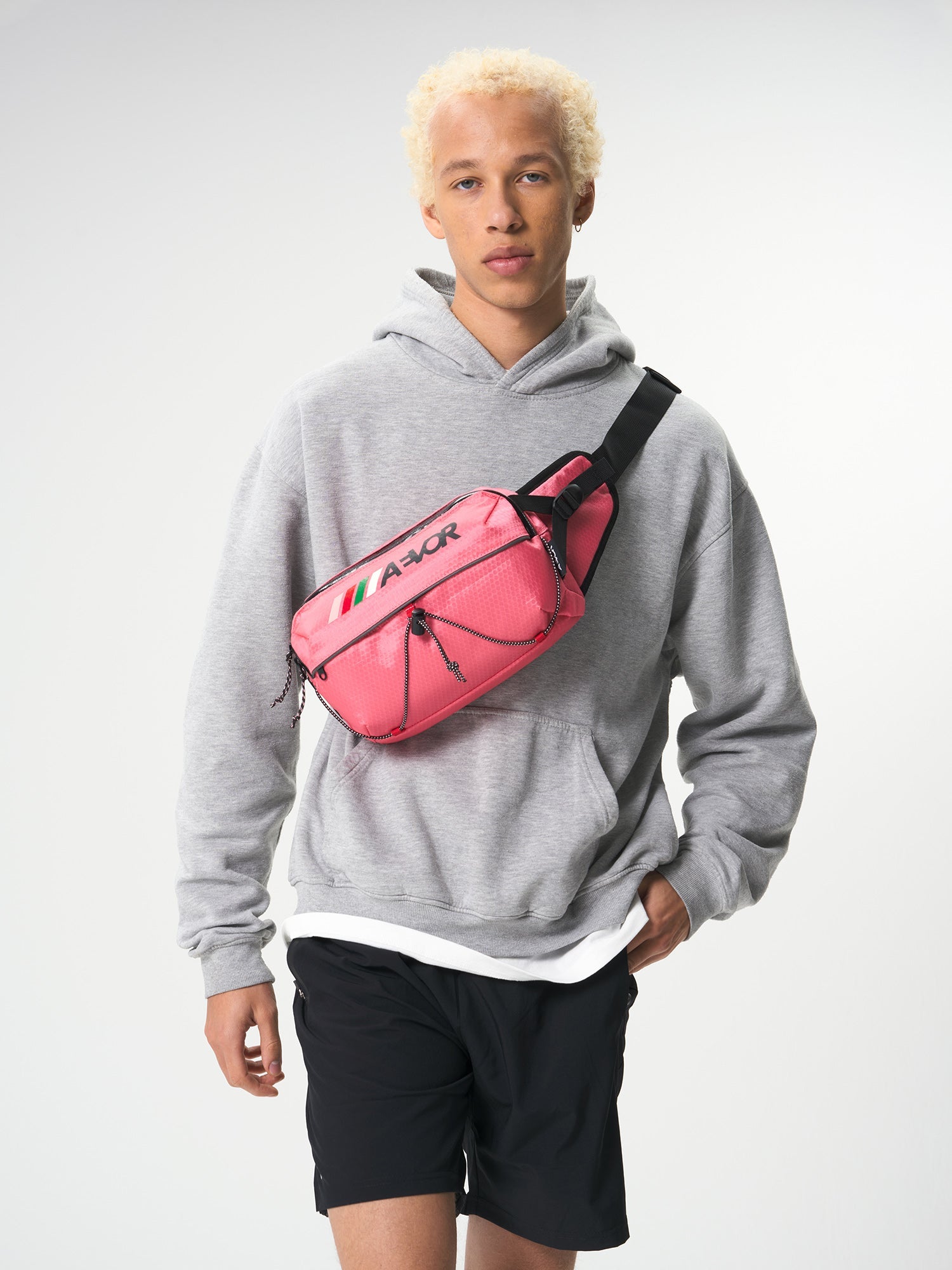 aevor-bar-bag-bauchtasche-proof-pink-flash-osfa-wasserabweisend image 2