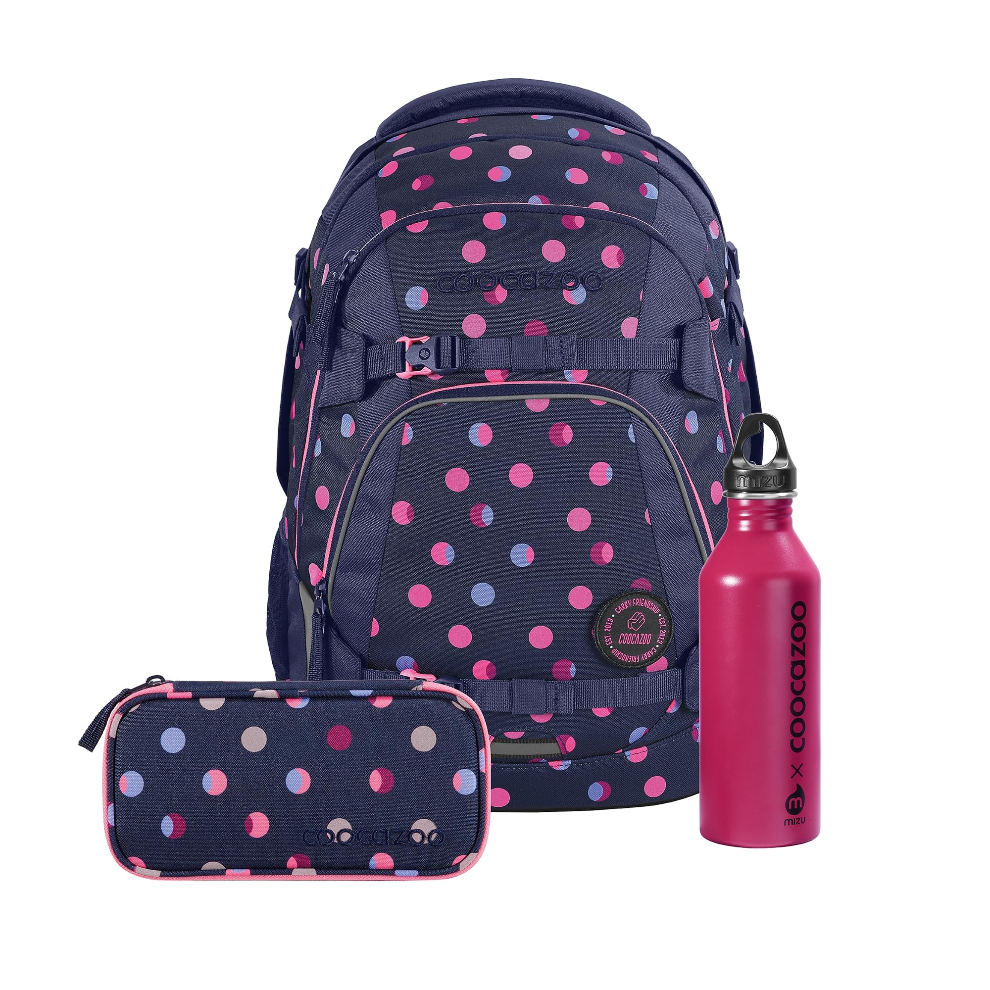 coocazoo-mate-reflective-moons-schulrucksack-set-30-l-lila image 1
