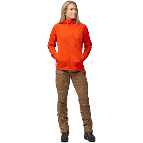 fj-llr-ven-abisko-grid-fleece-hoodie-damen-orange image 5