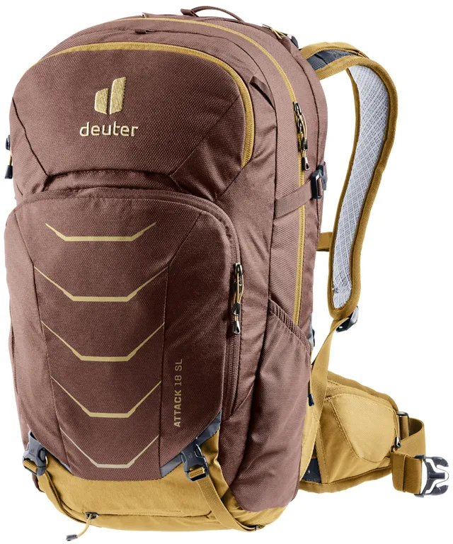 deuter-attack-18-sl-fahrradrucksack-raisin-almond-protektor image 1
