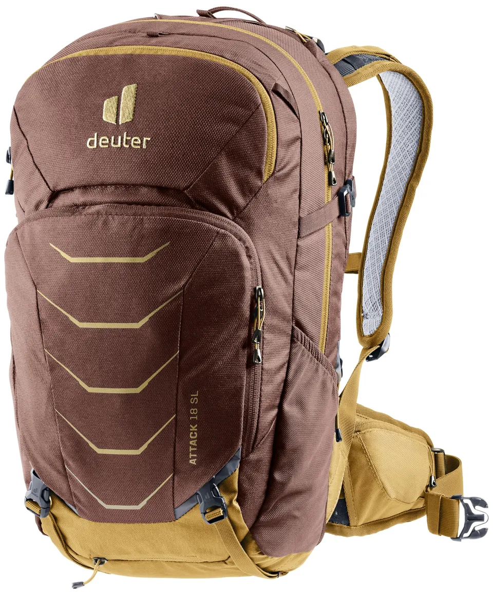 deuter-attack-18-sl-fahrradrucksack-raisin-almond-protektor image 1
