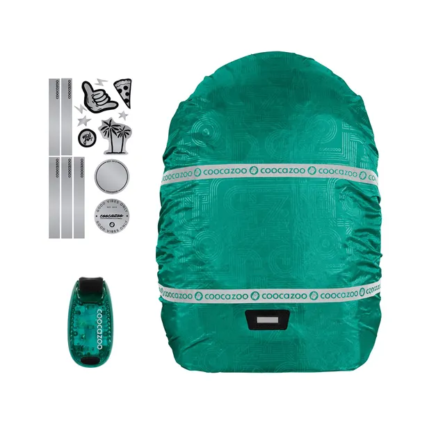 coocazoo-mate-regen-und-sicherheits-set-fresh-mint-3-teilig image 1
