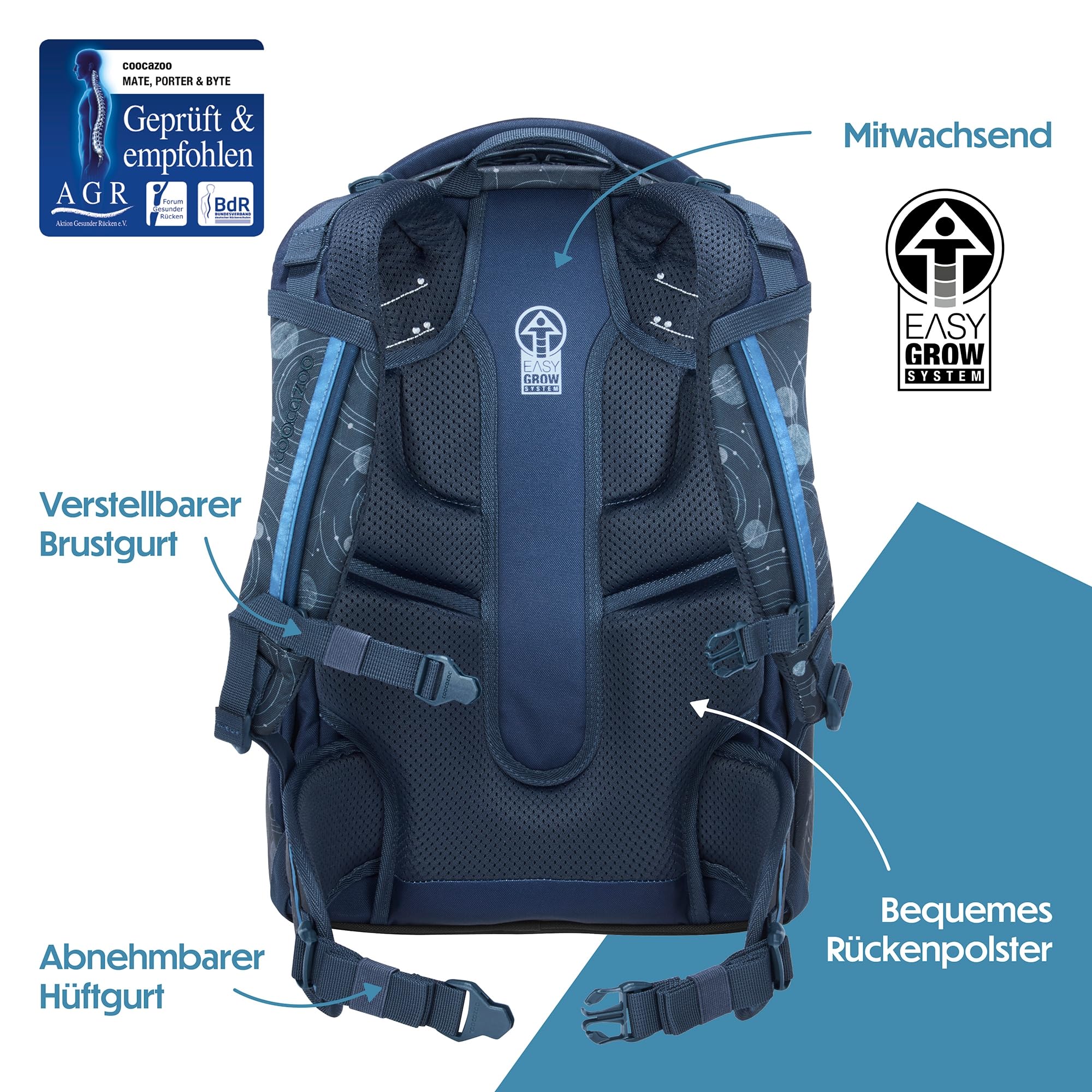 coocazoo-mate-blue-orbit-schulrucksack-blau-30-liter image 4