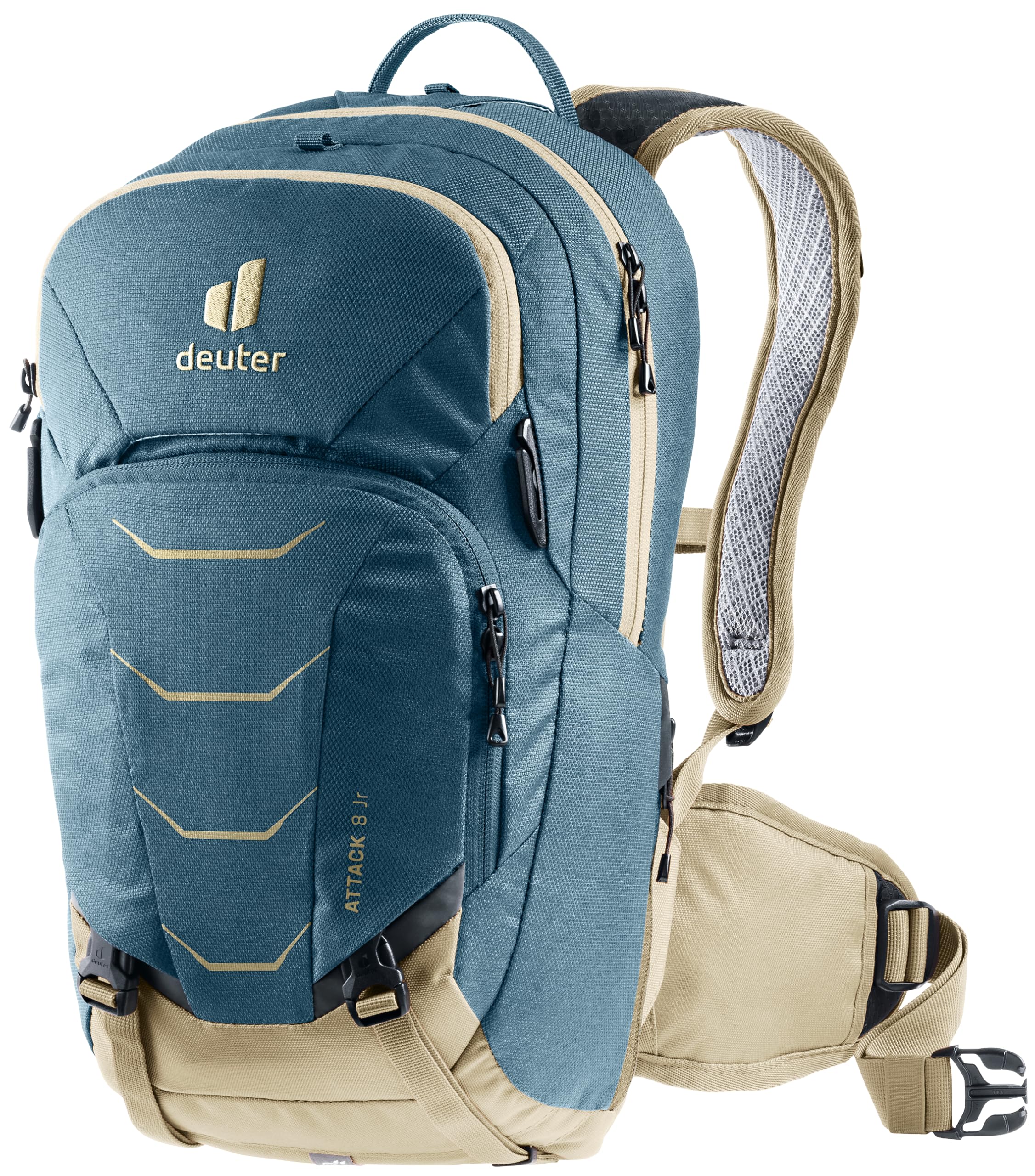 deuter-attack-8-jr-fahrradrucksack-atlantic-desert-8-l-protektor image 1