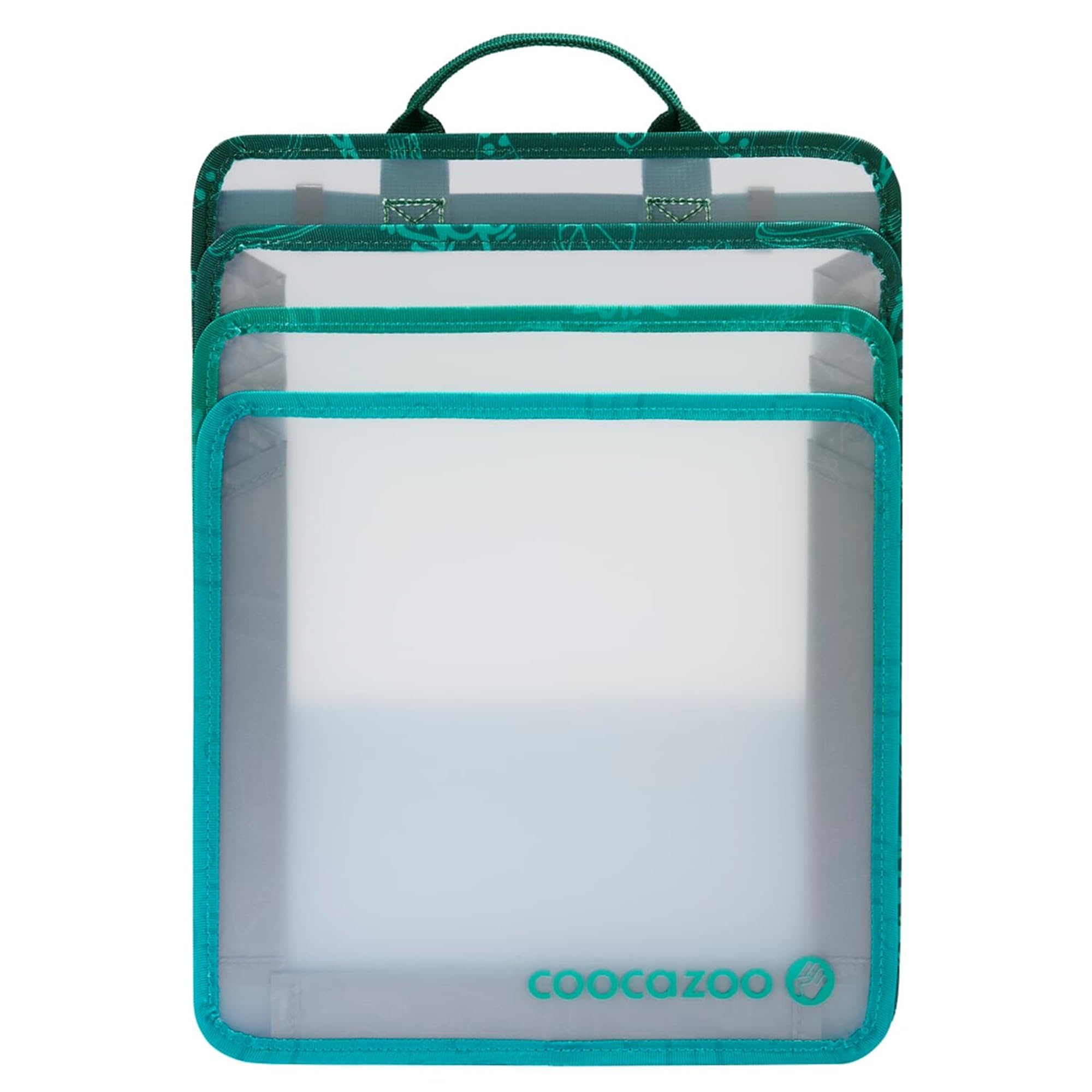 coocazoo-mate-heftbox-fresh-mint-grau-gr-n-faltbar-din-a4 image 1