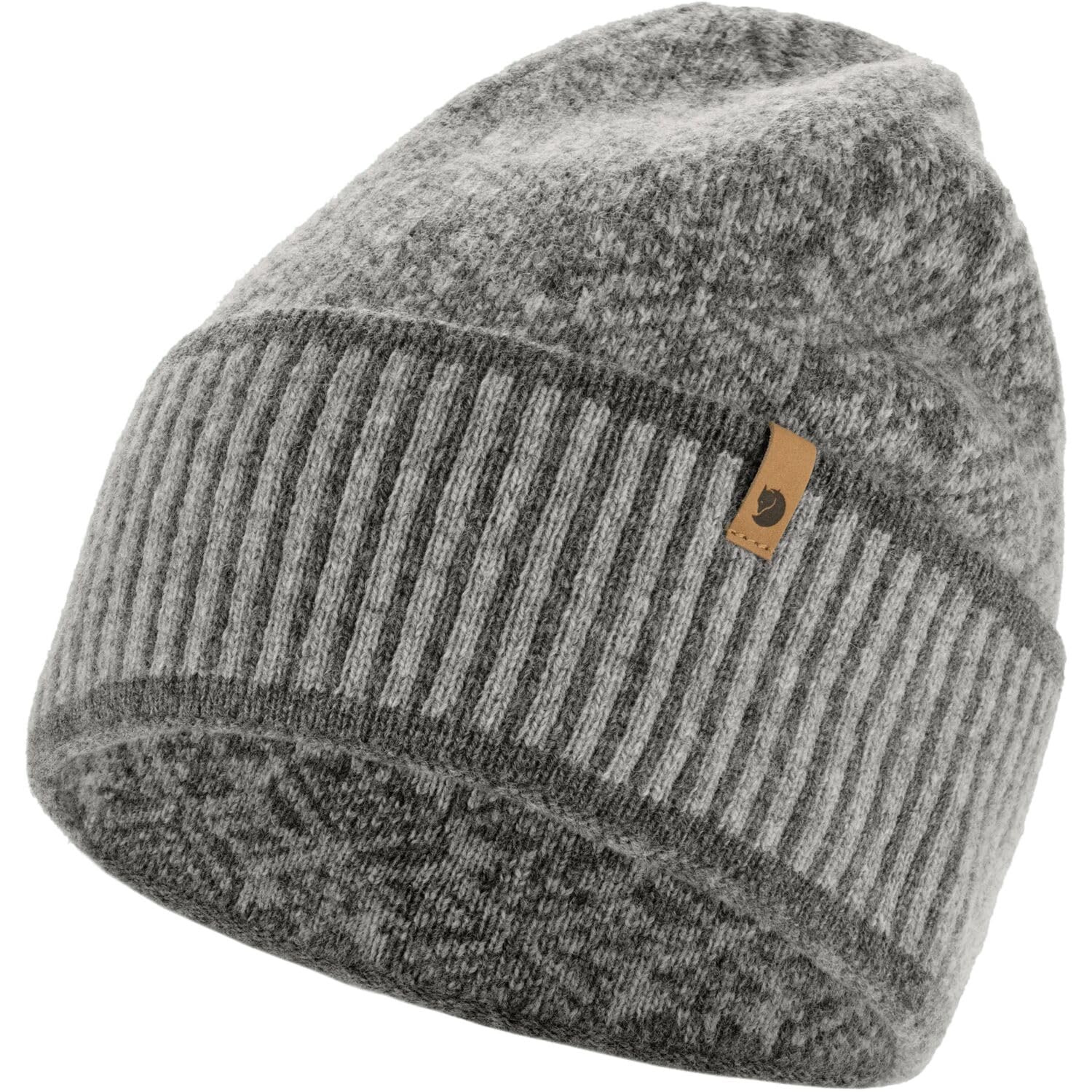 fj-llr-ven-snow-beanie-m-tze-dark-navy-wolle-jacquard image 8