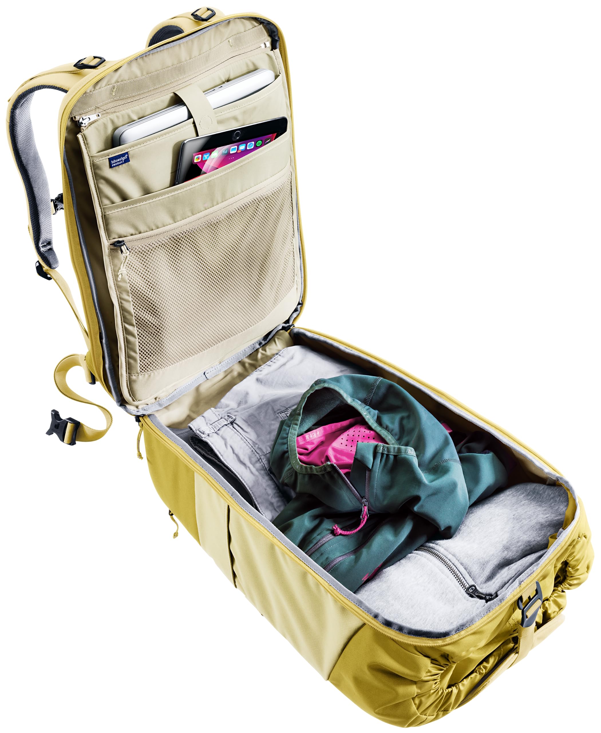 deuter-utilion-34-5-rucksack-ginger-turmeric-schuhfach image 7