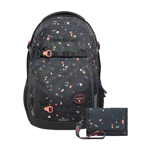 coocazoo-porter-sprinkled-candy-schulrucksack-2-tlg-schwarz image 6