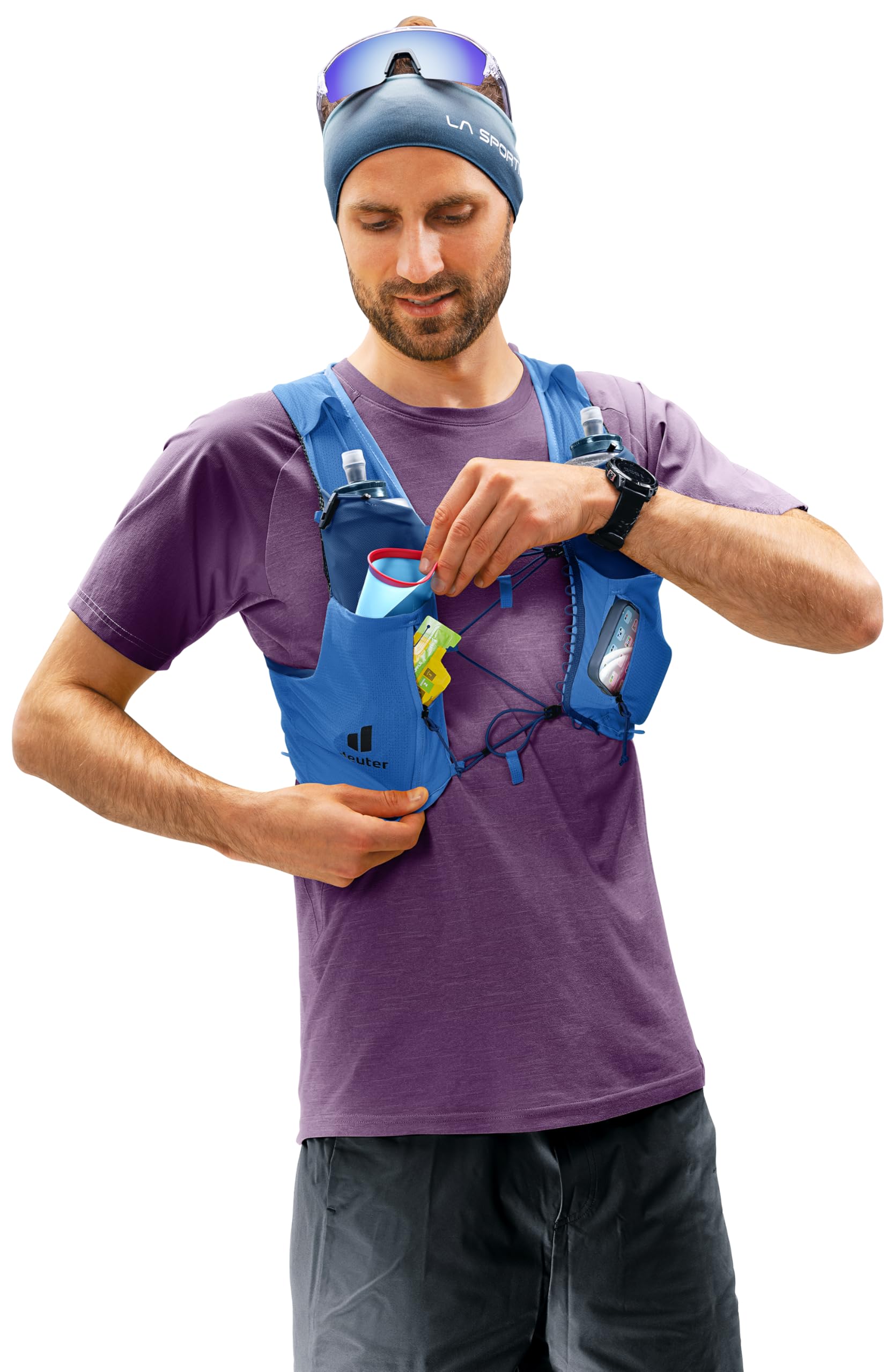 deuter-traick-5-trailrunning-weste-mit-2x-500-ml-softflasks image 7