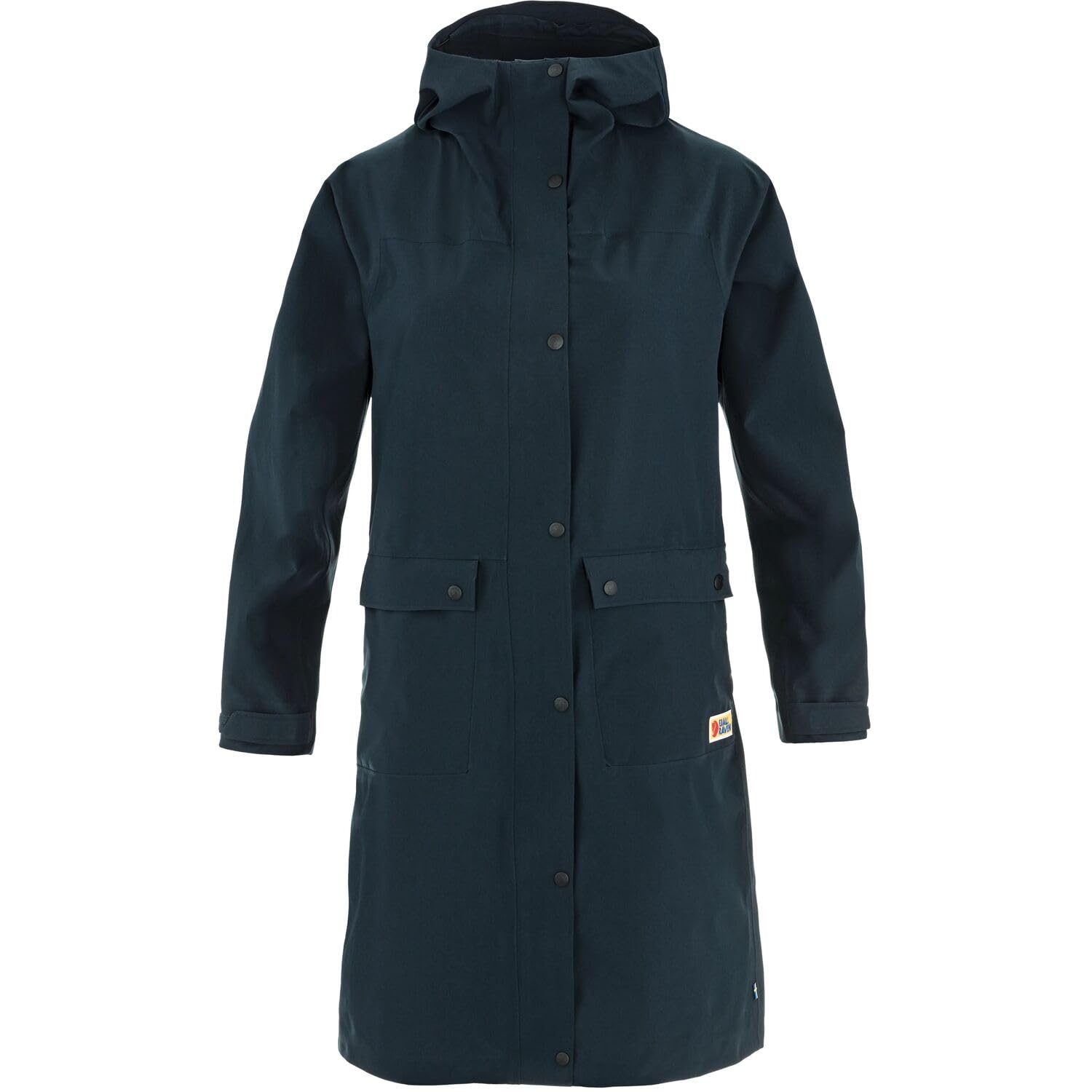 fj-llr-ven-vardag-rain-parka-damen-dark-navy-wasserdicht image 1