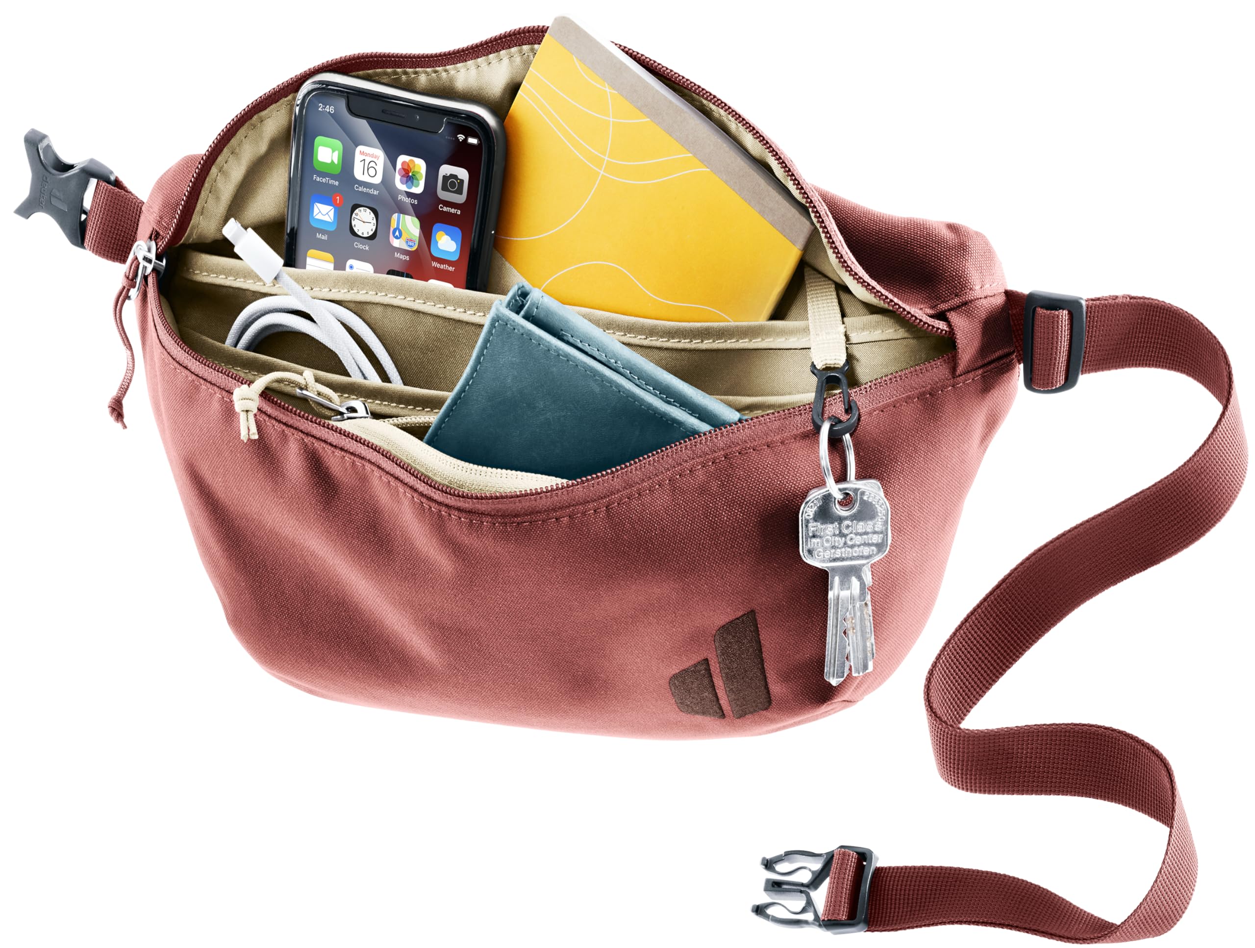 deuter-avengo-organizer-crossbody-bauchtasche-caspia-recycelt image 2