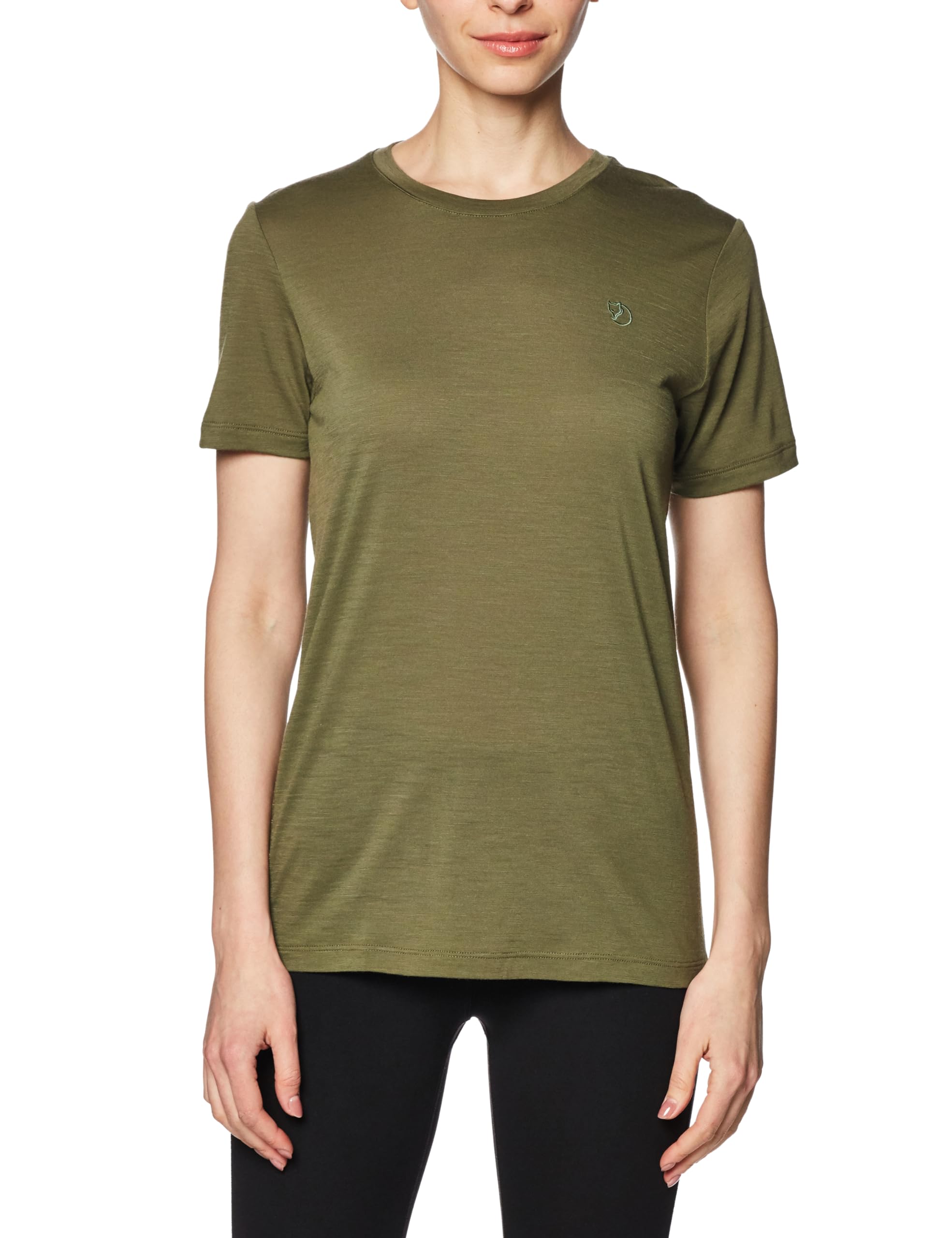 fj-llr-ven-abisko-wool-ss-t-shirt-damen-laurel-green-merino image 4