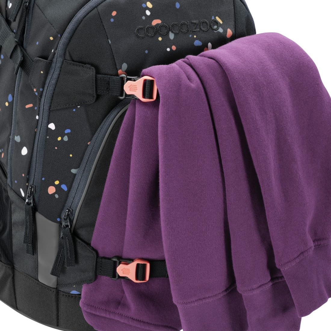 coocazoo-mate-sprinkled-candy-schulrucksack-set-schwarz-2-tlg image 3