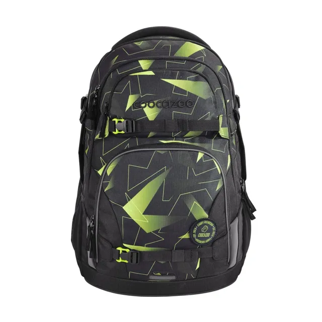coocazoo-porter-schulrucksack-lime-flash-verstellbar image 1