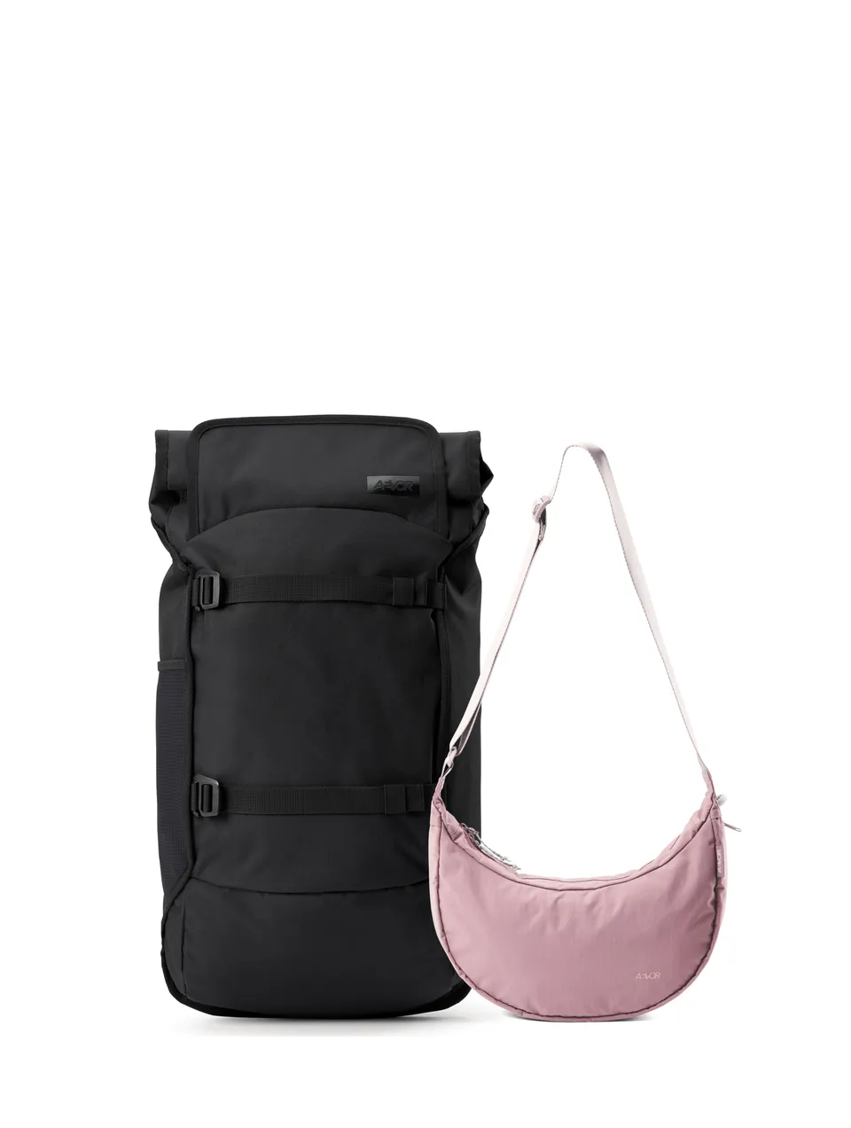 aevor-trip-pack-black-eclipse-sling-bag-set-rucksack-schwarz image 1