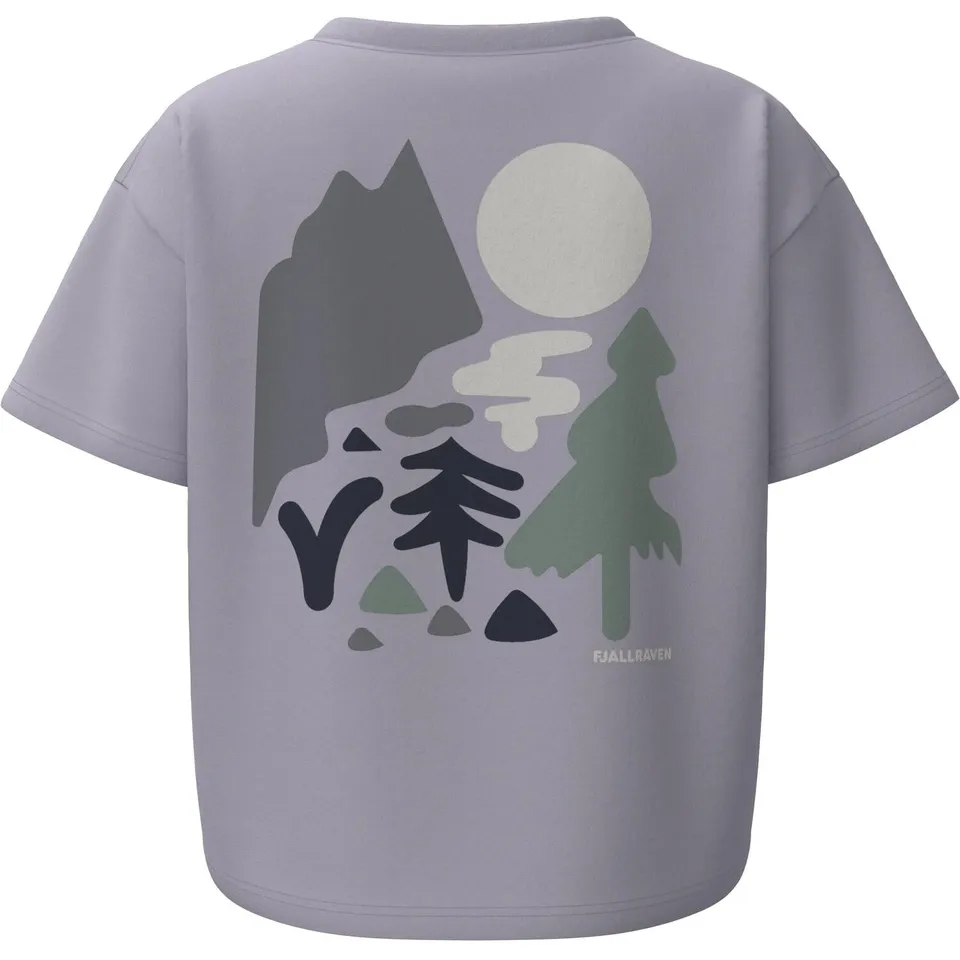 fj-llr-ven-forest-walk-t-shirt-damen-bio-baumwolle-print image 1