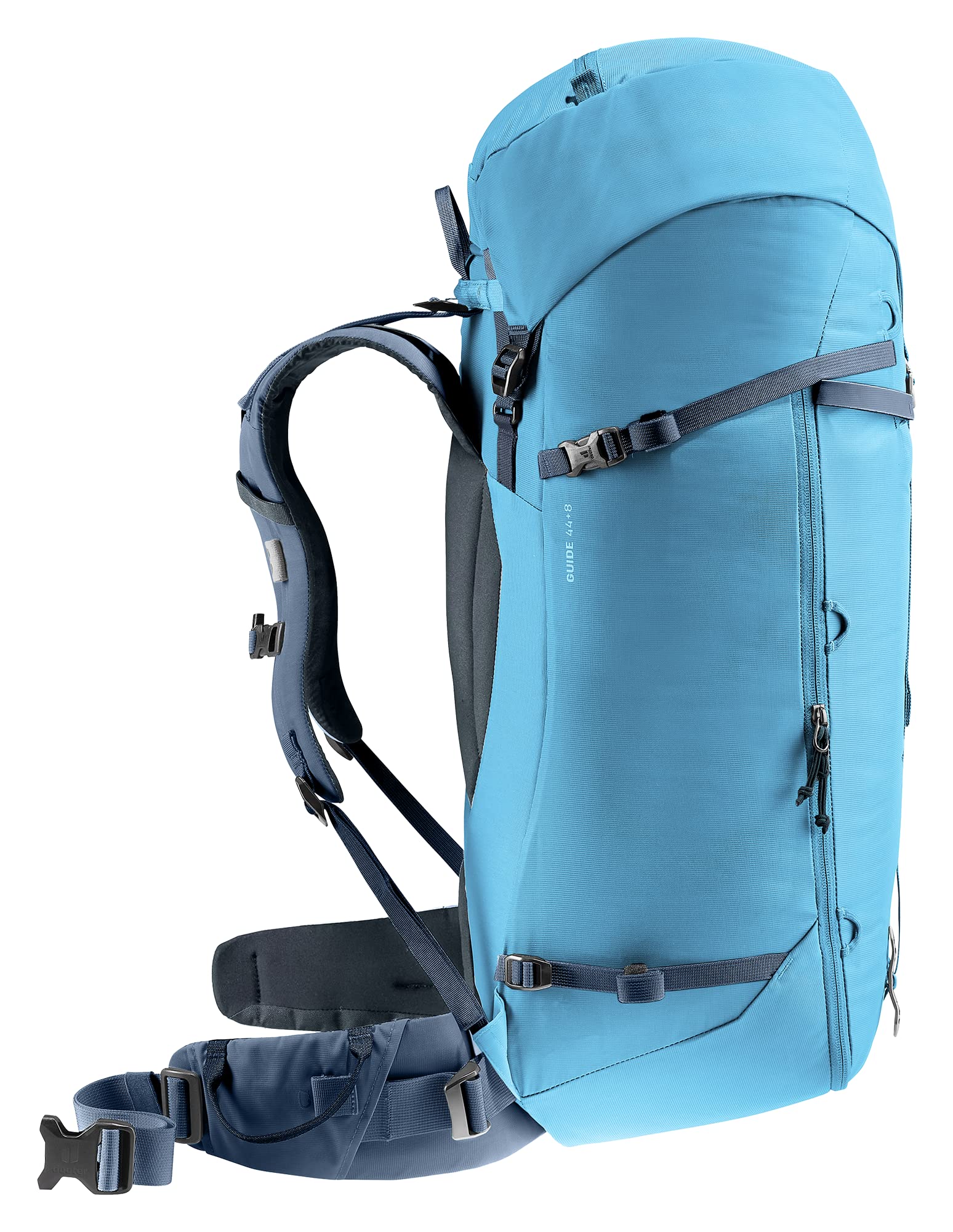 deuter-guide-44-8-kletterrucksack-wave-ink-mit-seilfixierung image 3