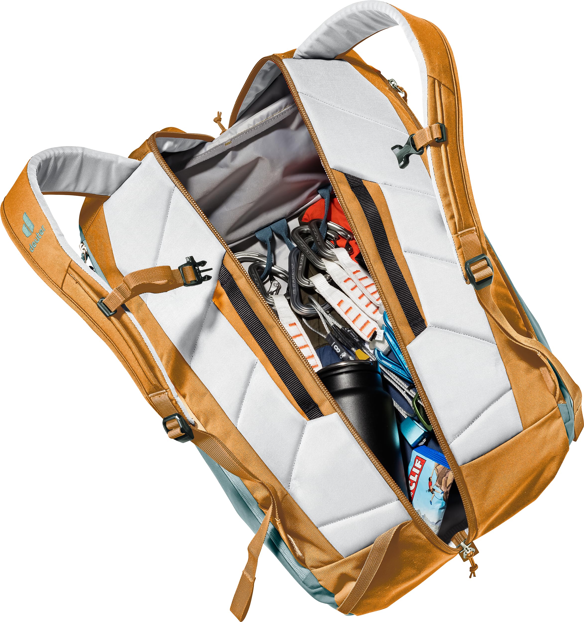 deuter-gravity-motion-kletterrucksack-40-l-teal-cinnamon image 8