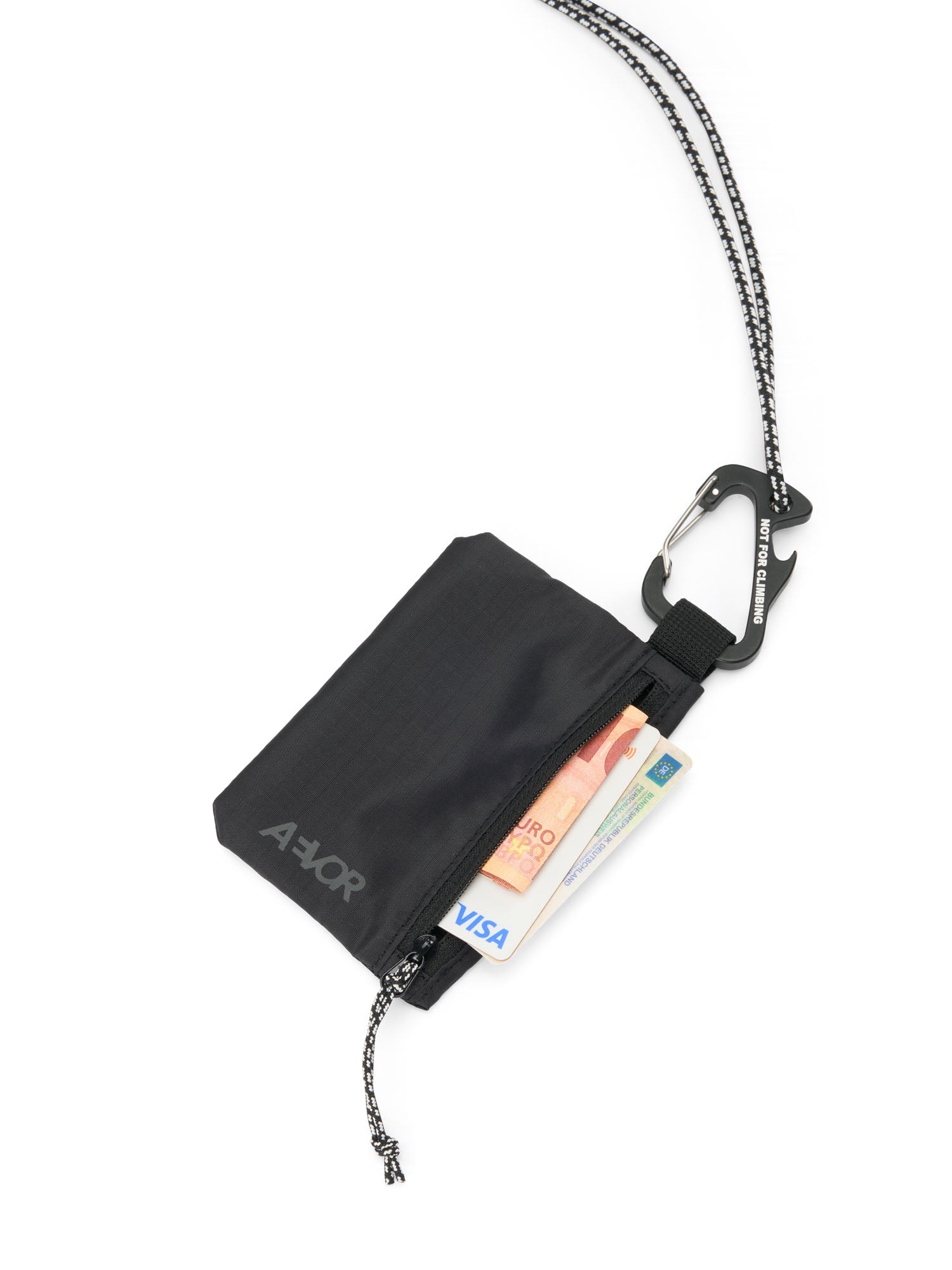 aevor-explore-wallet-2-0-ripstop-black-geldb-rse-karabiner image 3
