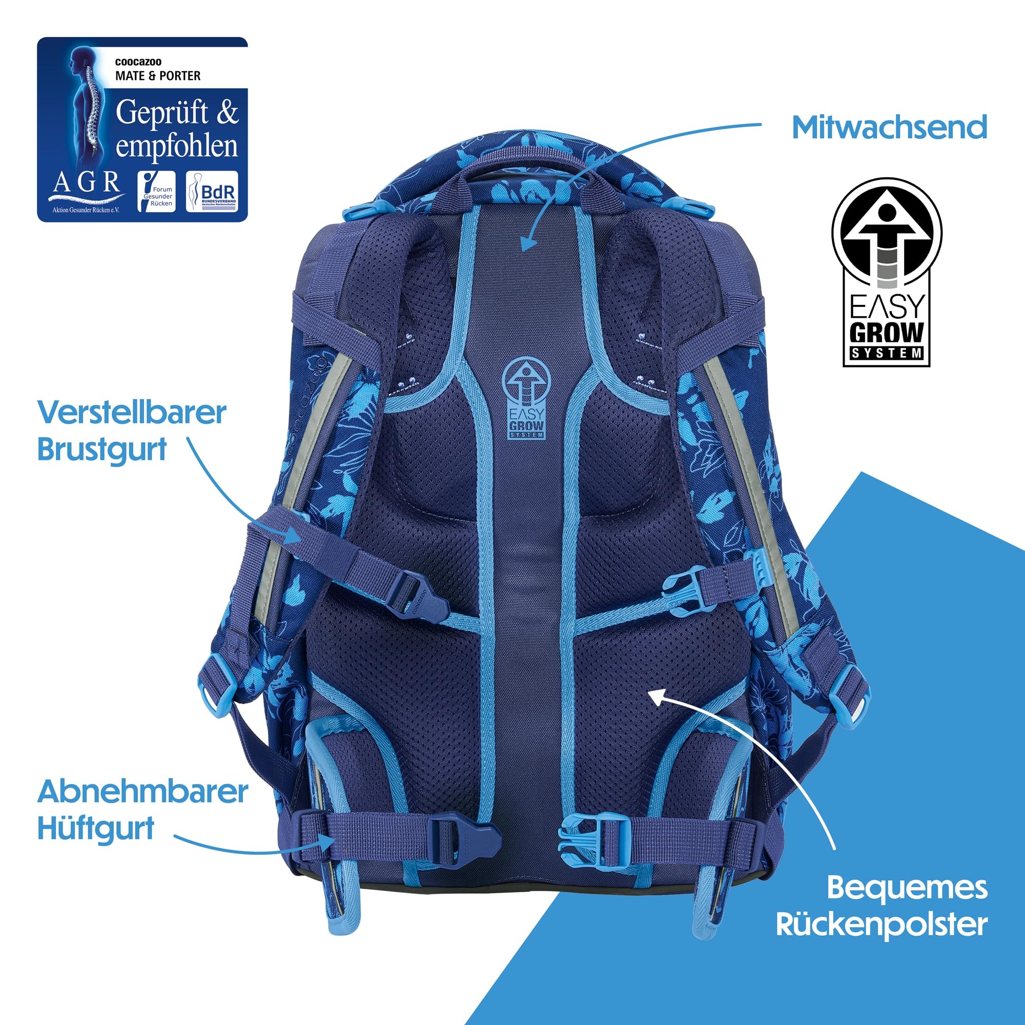 coocazoo-joker-schulrucksack-tropical-night-blau-25l-ergonomisch image 6