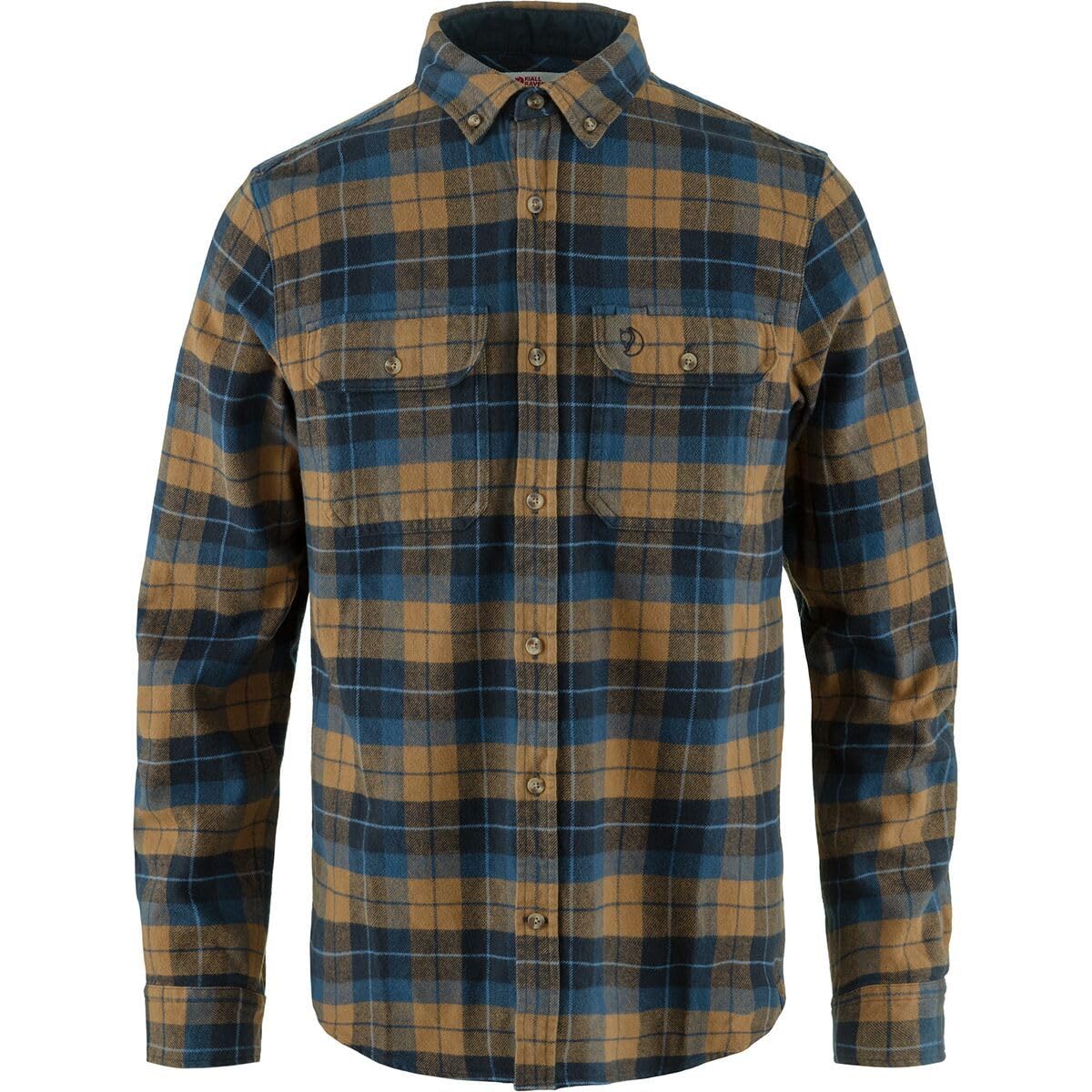 fj-llr-ven-singi-heavy-flannel-langarmhemd-xs-dunkelblau-flanell image 1