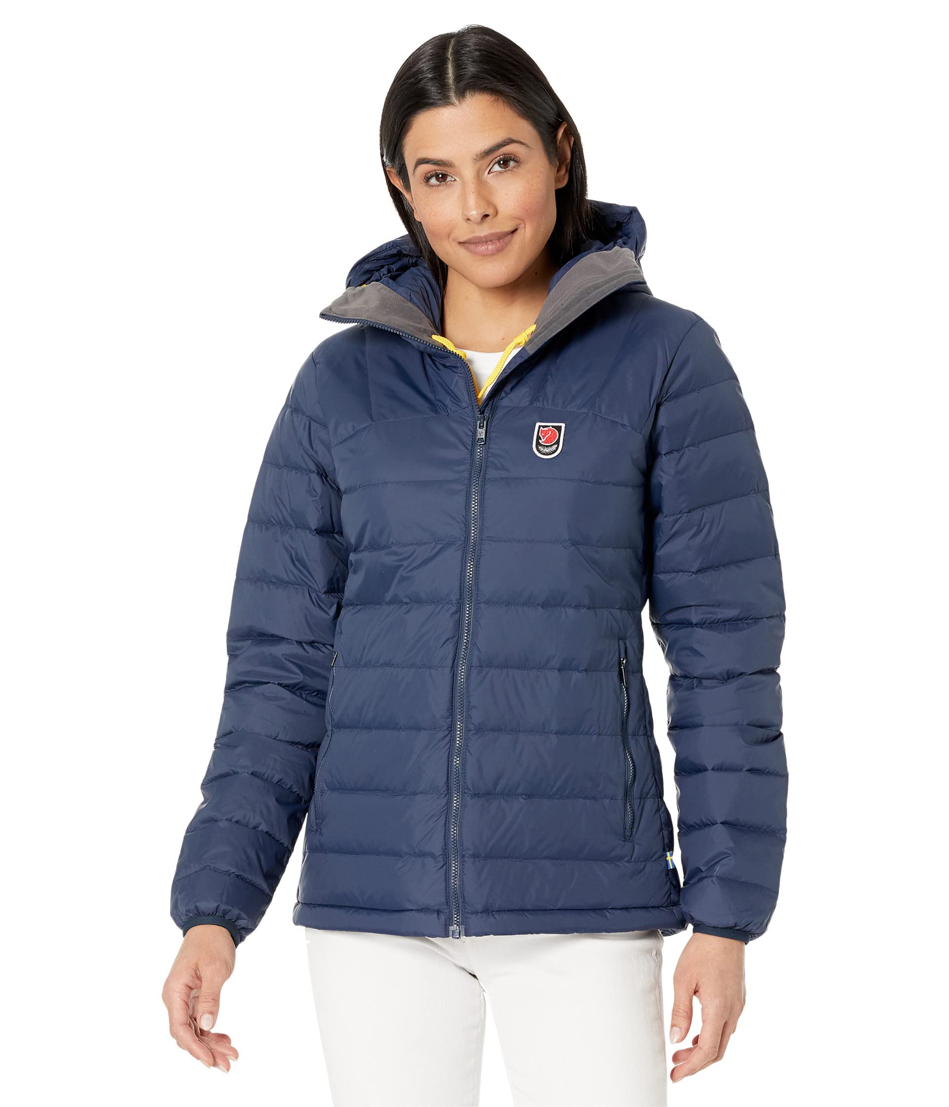 fj-llr-ven-expedition-pack-down-hoodie-damen-xxs-dandelion image 3