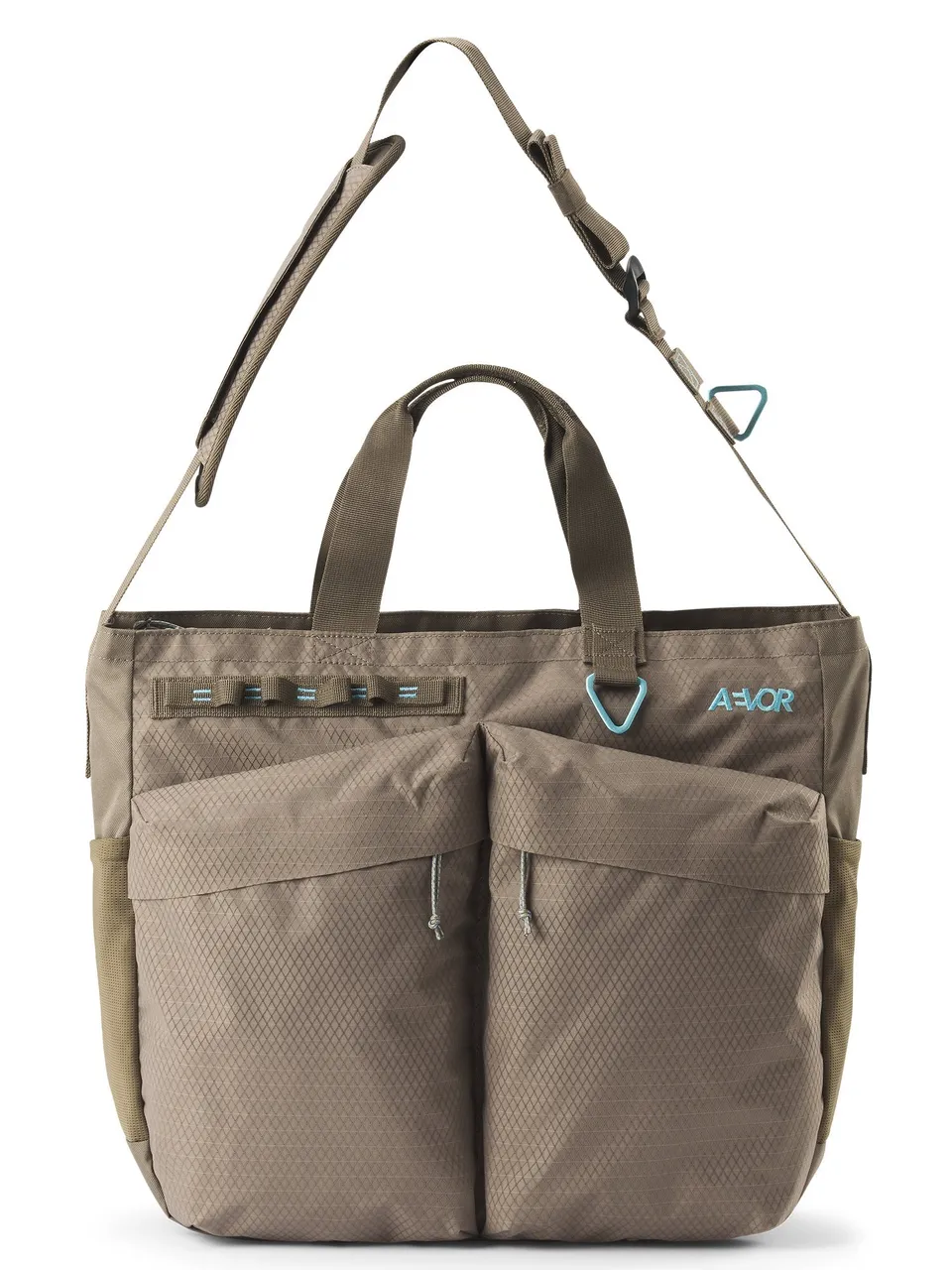 aevor-utility-tote-shopper-coffee-brown-22l-mit-laptopfach image 1