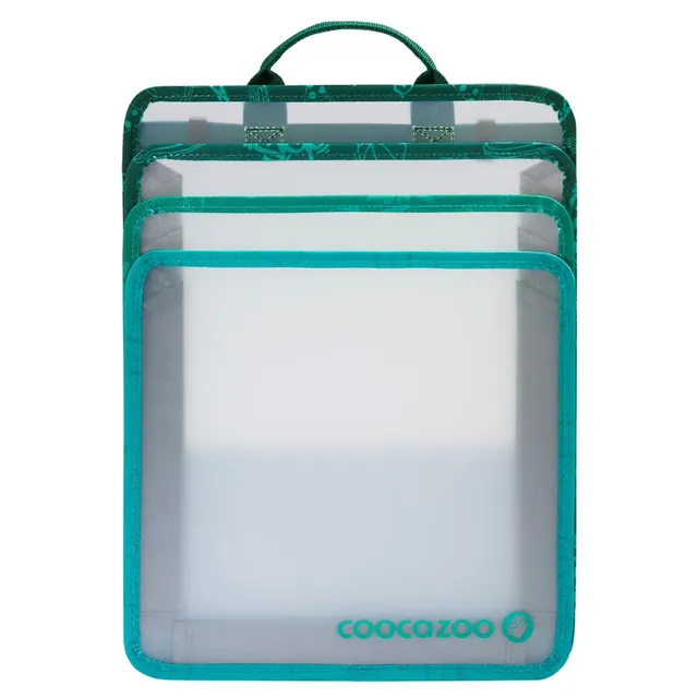 coocazoo-mate-heftbox-fresh-mint-grau-gr-n-faltbar-din-a4 image 1