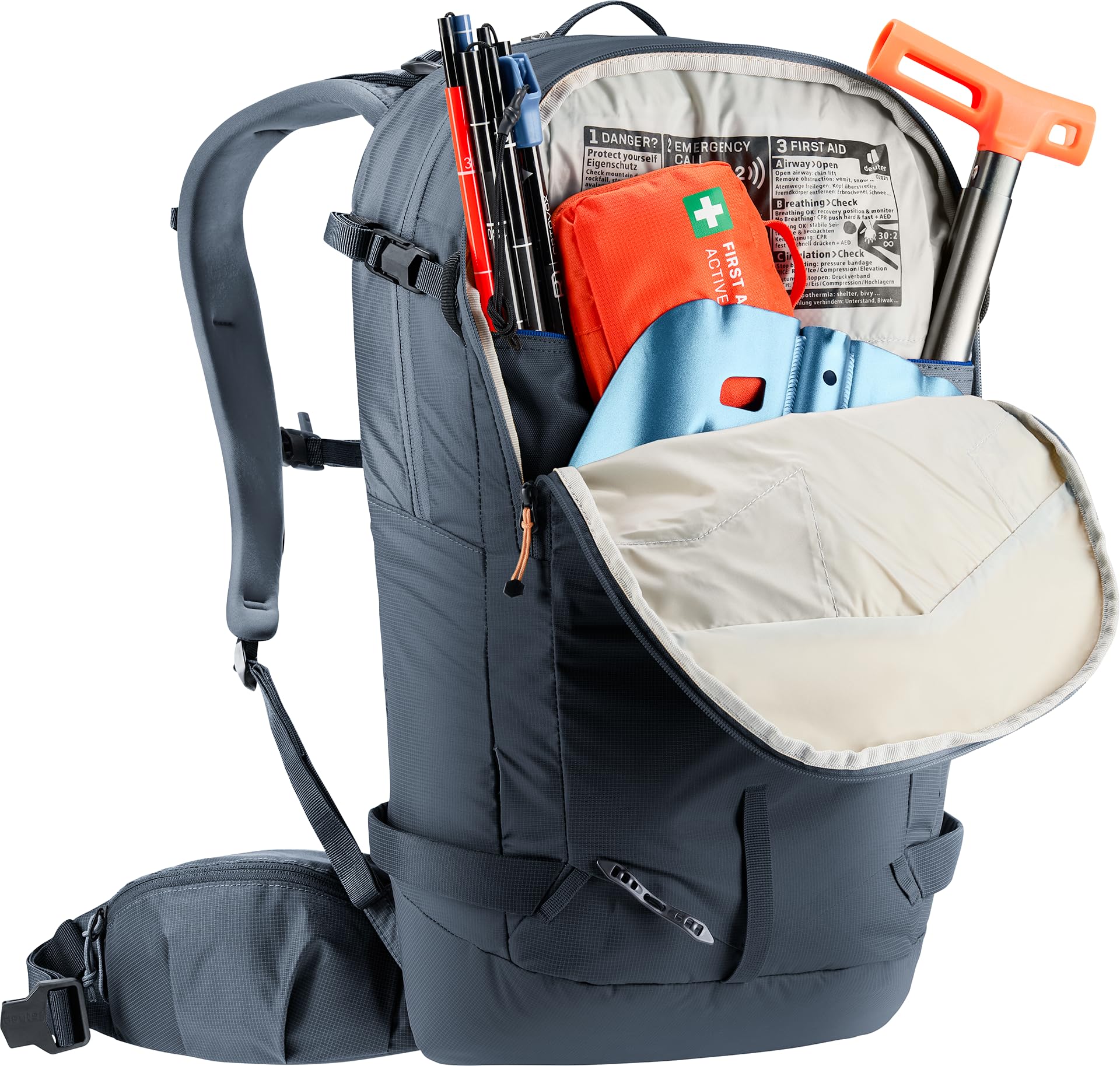 deuter-freerider-24-skirucksack-schwarz-24-liter-lawinenfach image 6