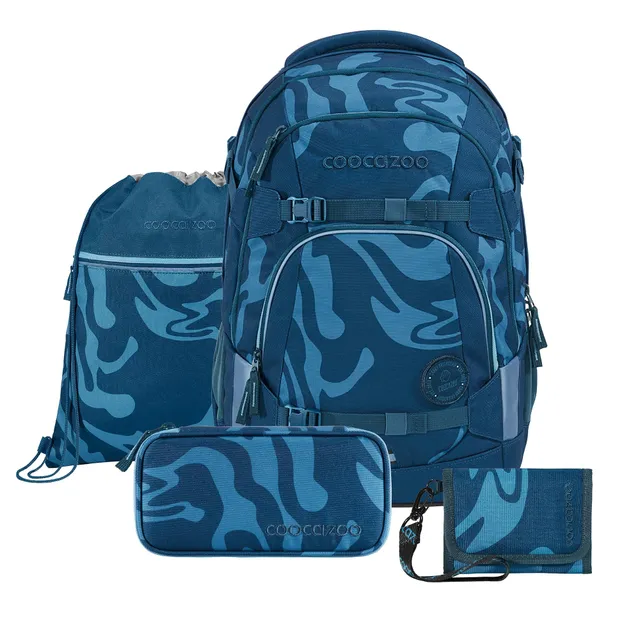coocazoo-mate-breaking-waves-schulrucksack-set-4-tlg-30l image 1