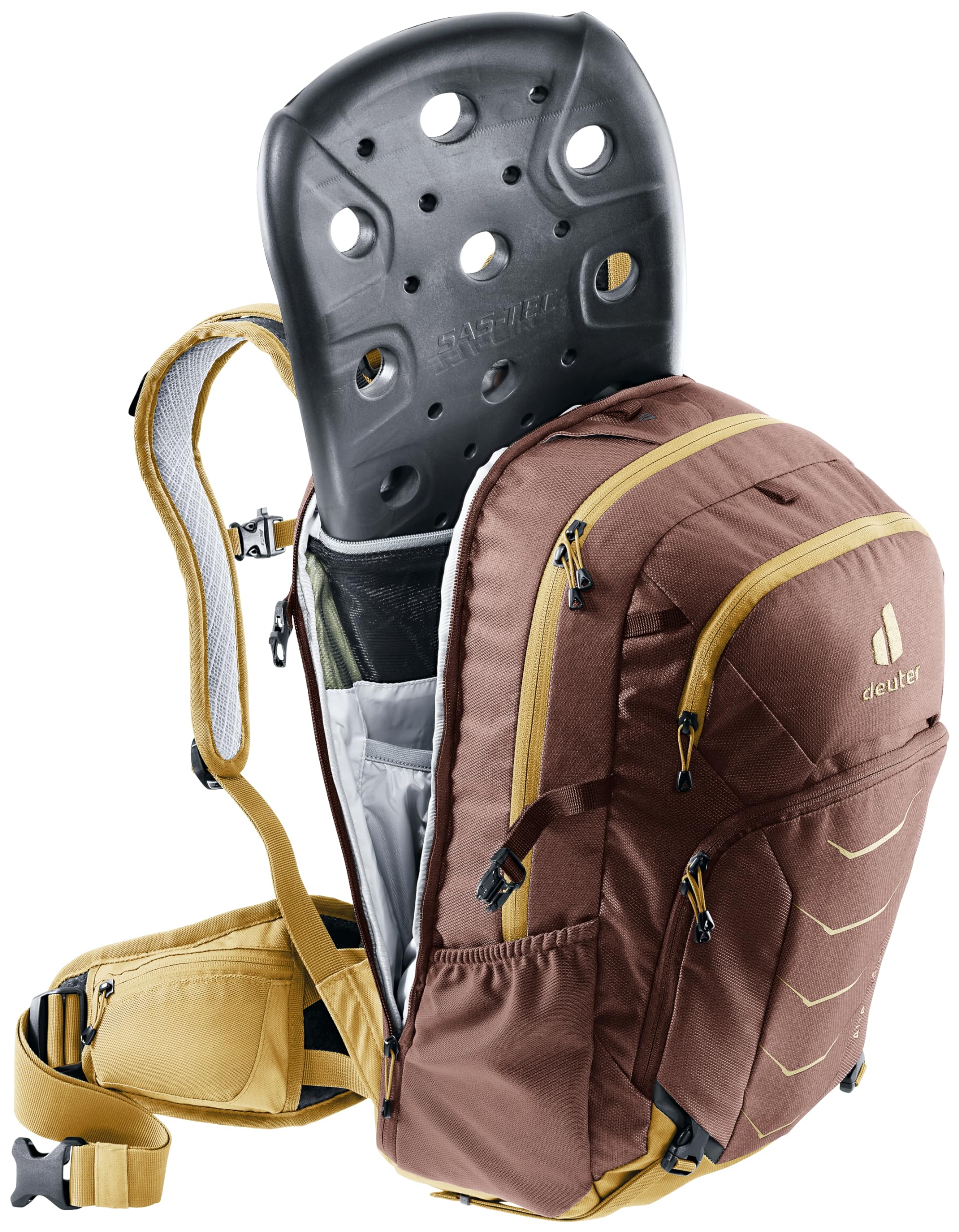 deuter-attack-18-sl-fahrradrucksack-raisin-almond-protektor image 6