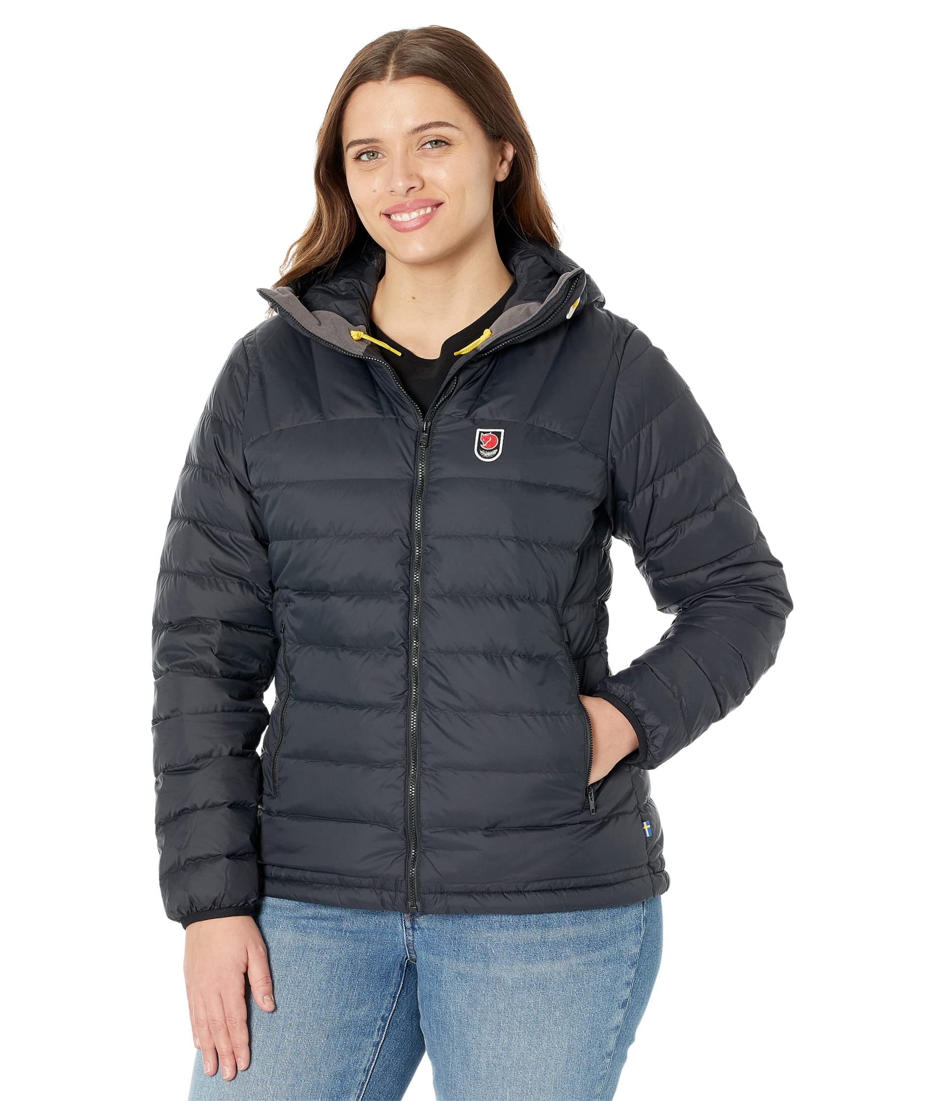 fj-llr-ven-expedition-pack-down-hoodie-damen-xxs-dandelion image 6