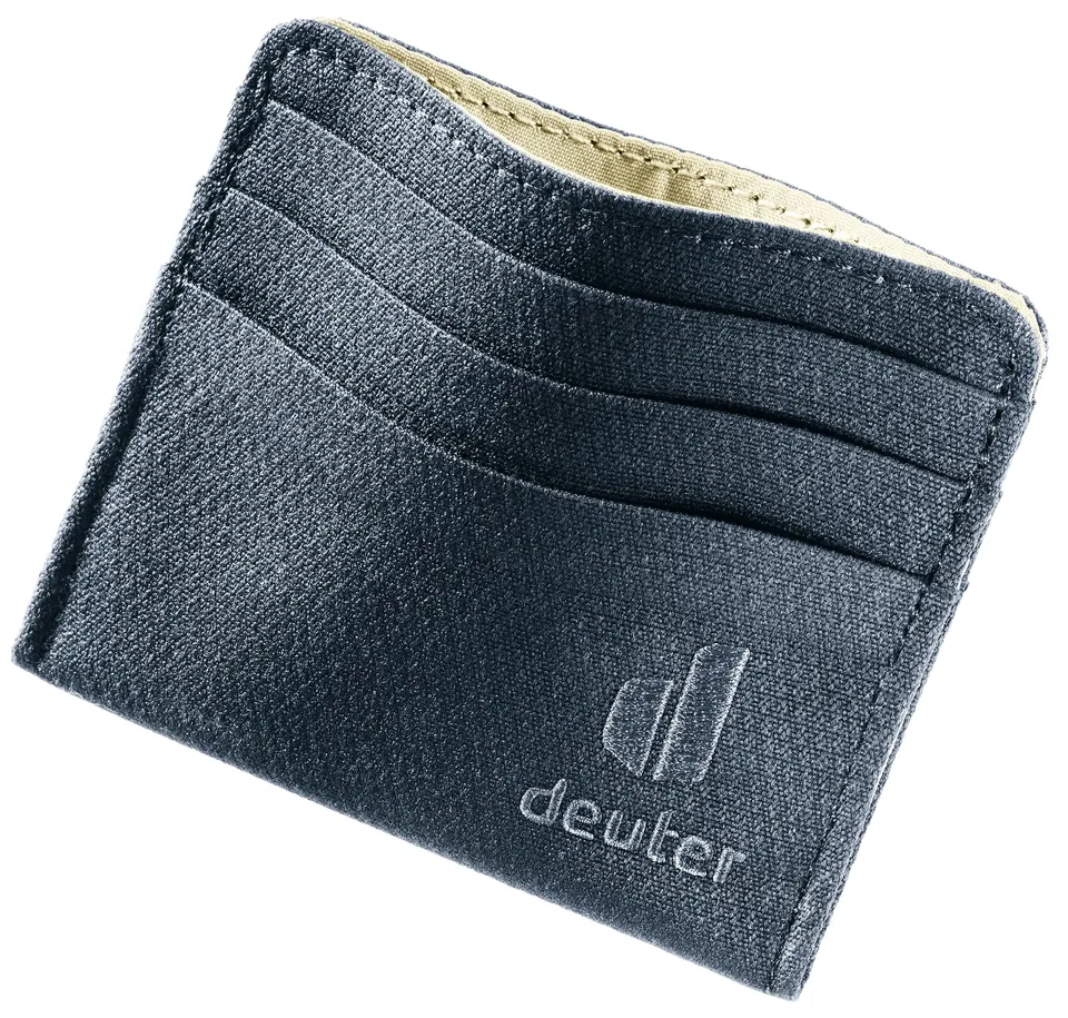 deuter-card-wallet-kartenhalter-schwarz-6-karten-recycelt image 1