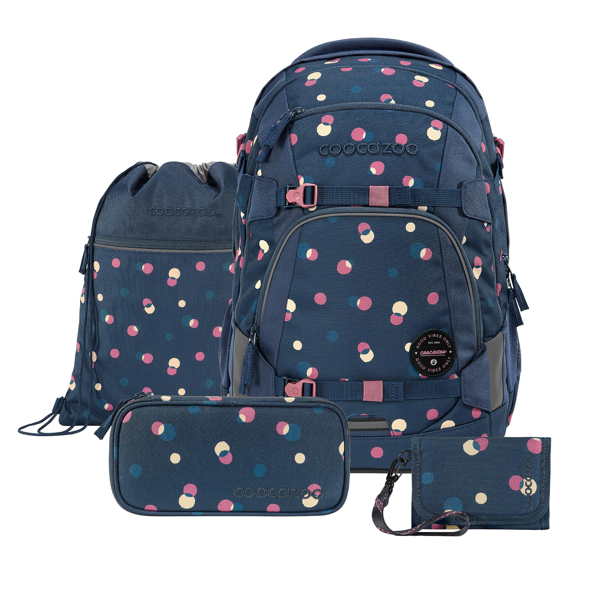 coocazoo-mate-bubble-dreams-schulrucksack-set-4-tlg-30l image 1